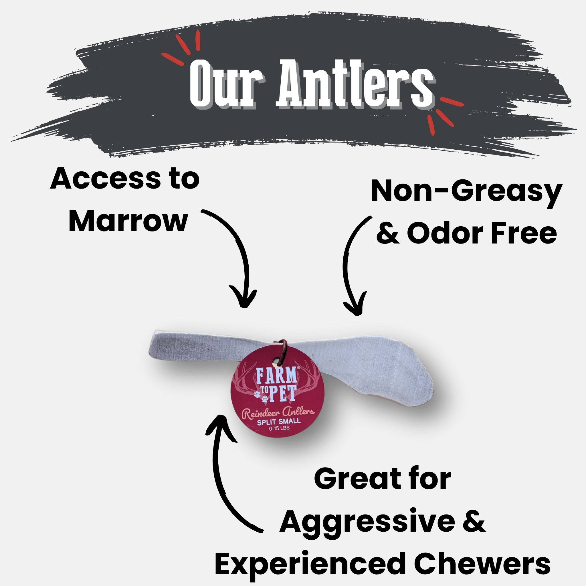 Reindeer Antler Dog Chews | Organic Chews for Dogs - Boske.store