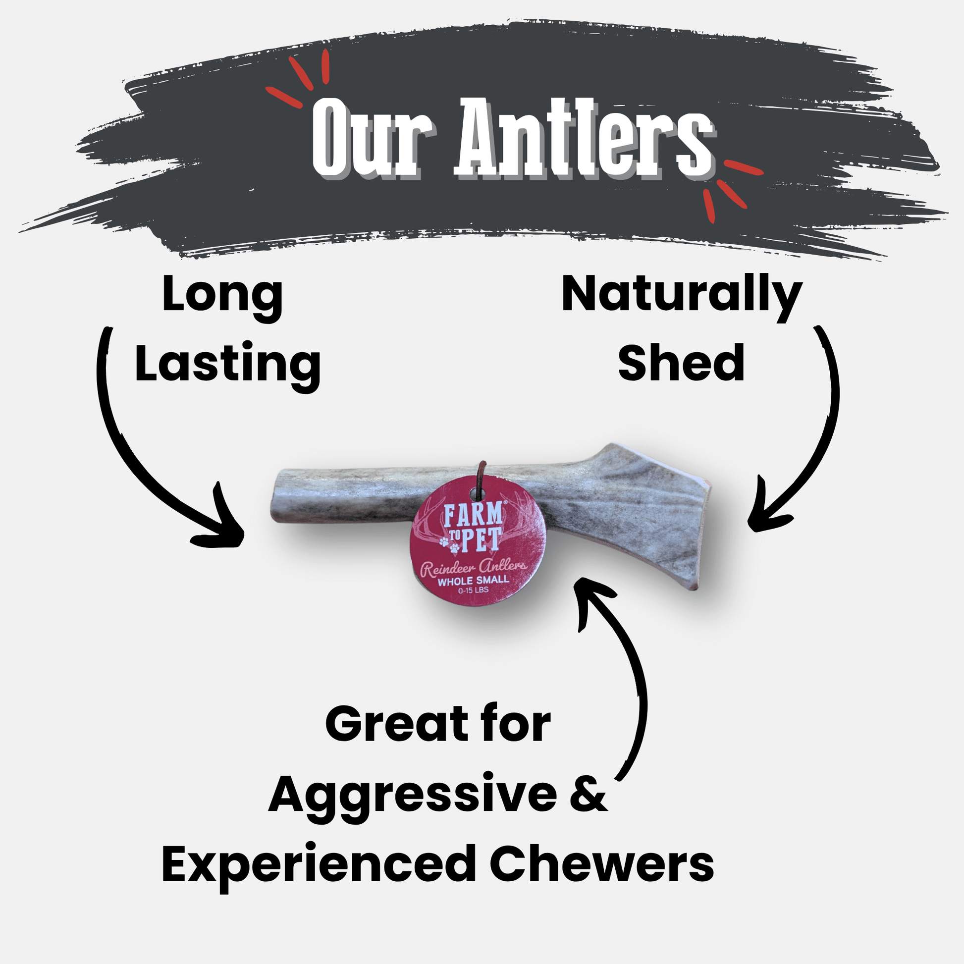 Reindeer Antler Dog Chews | Organic Chews for Dogs - Boske.store
