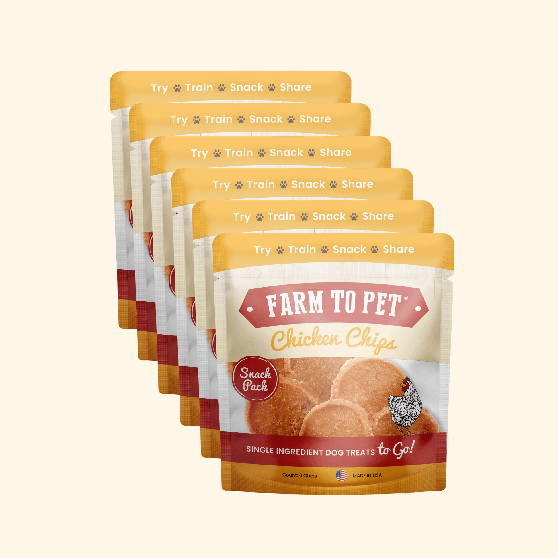 Chicken Chips Snack Pack Bundles | Dog Party Favors & Training Treats - Boske.store