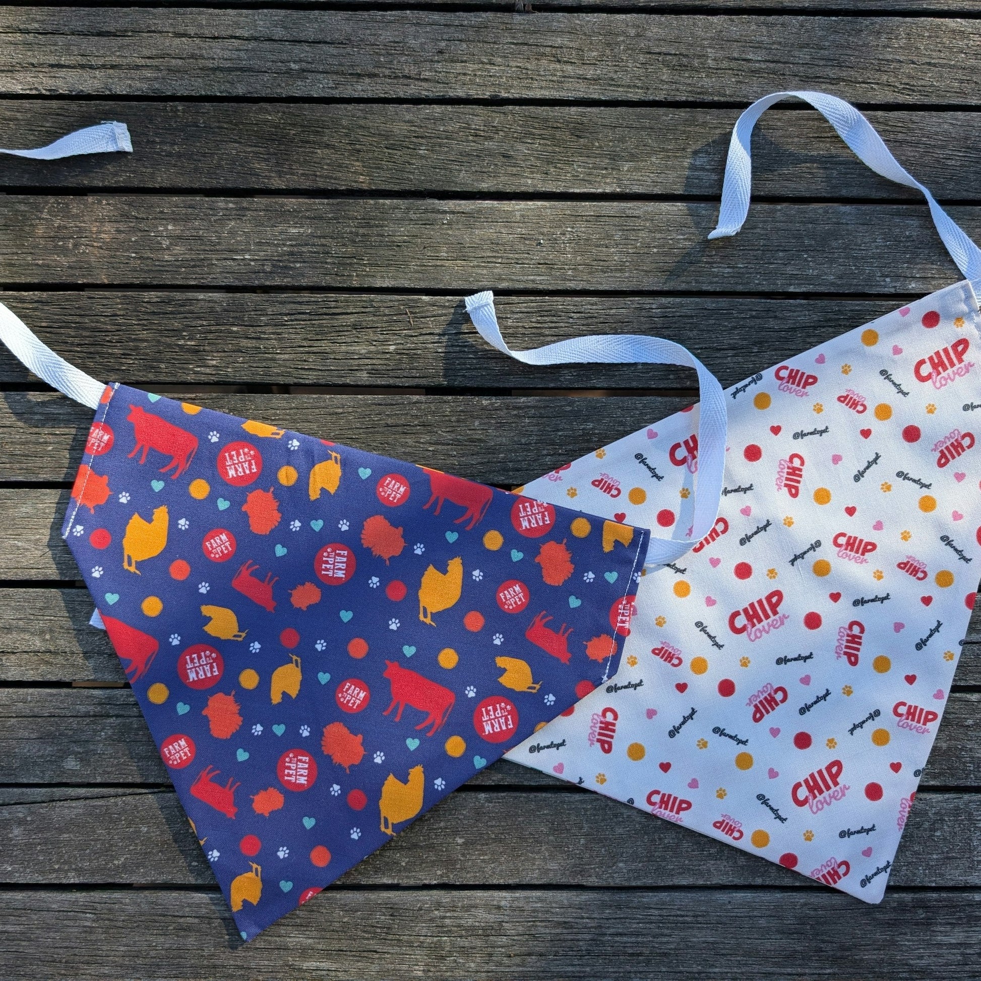 Tie - on Dog Bandana | Adjustable String - tie Bandana for Dogs and Cats - Boske.store