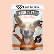 Live Like Roo Turkey Chips for Dogs | Dog Treats That Give Back - Boske.store