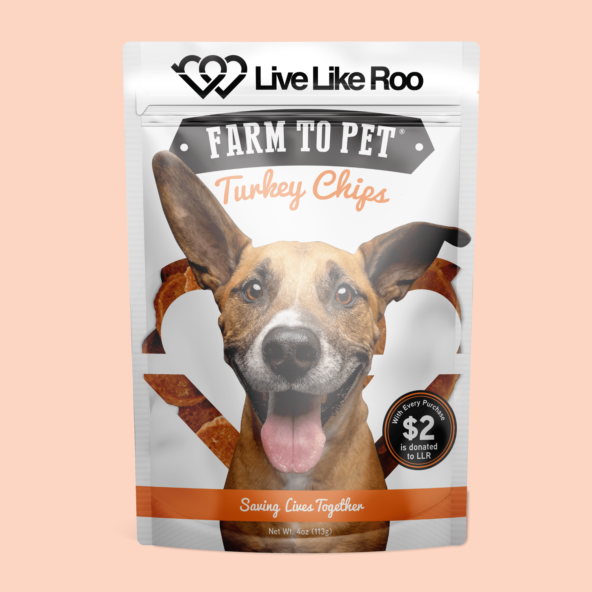 Live Like Roo Turkey Chips for Dogs | Dog Treats That Give Back - Boske.store