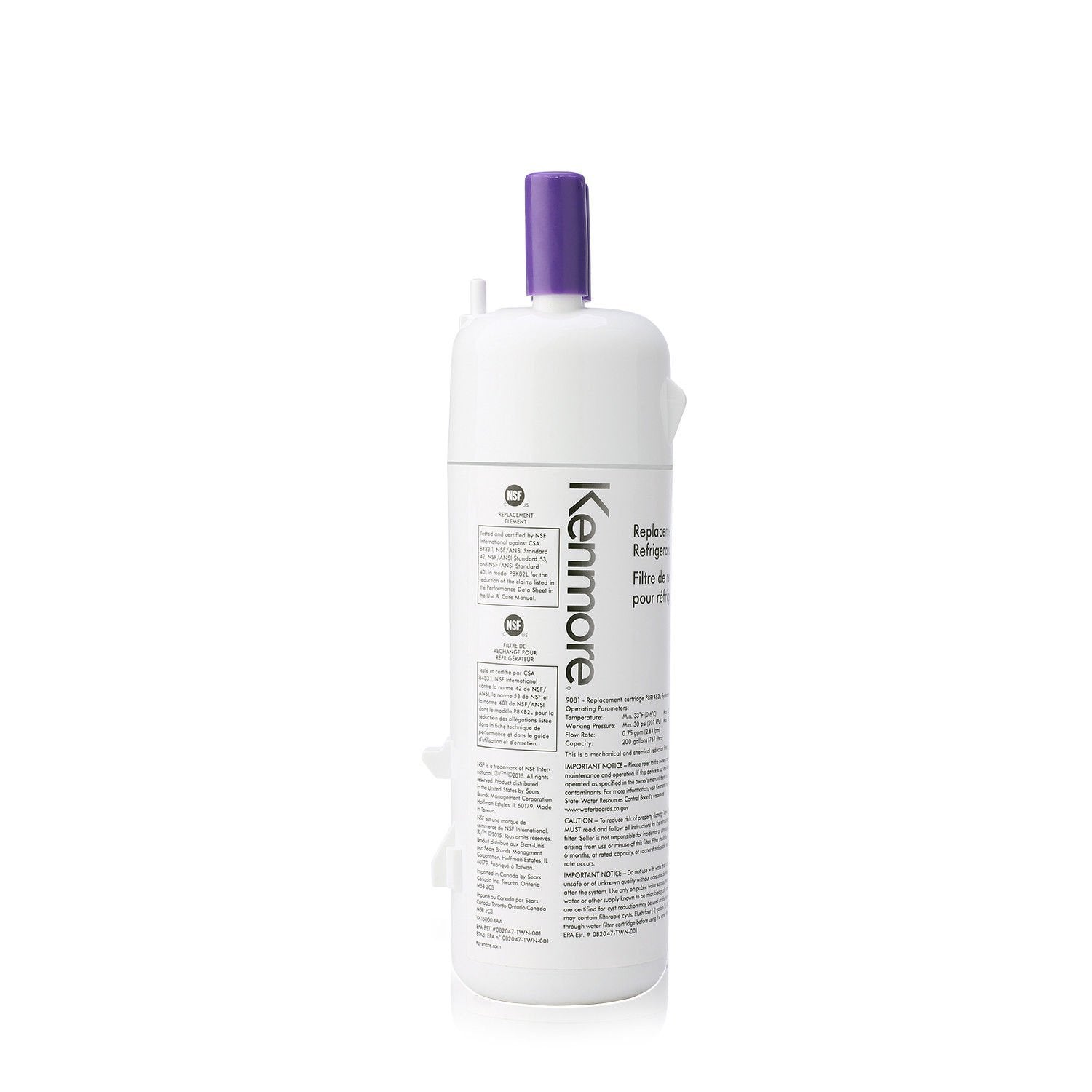 Kenmore Replacement Refrigerator Filter 9081 Cartridge P8RFKB2L | 04609081000 - Boske.store