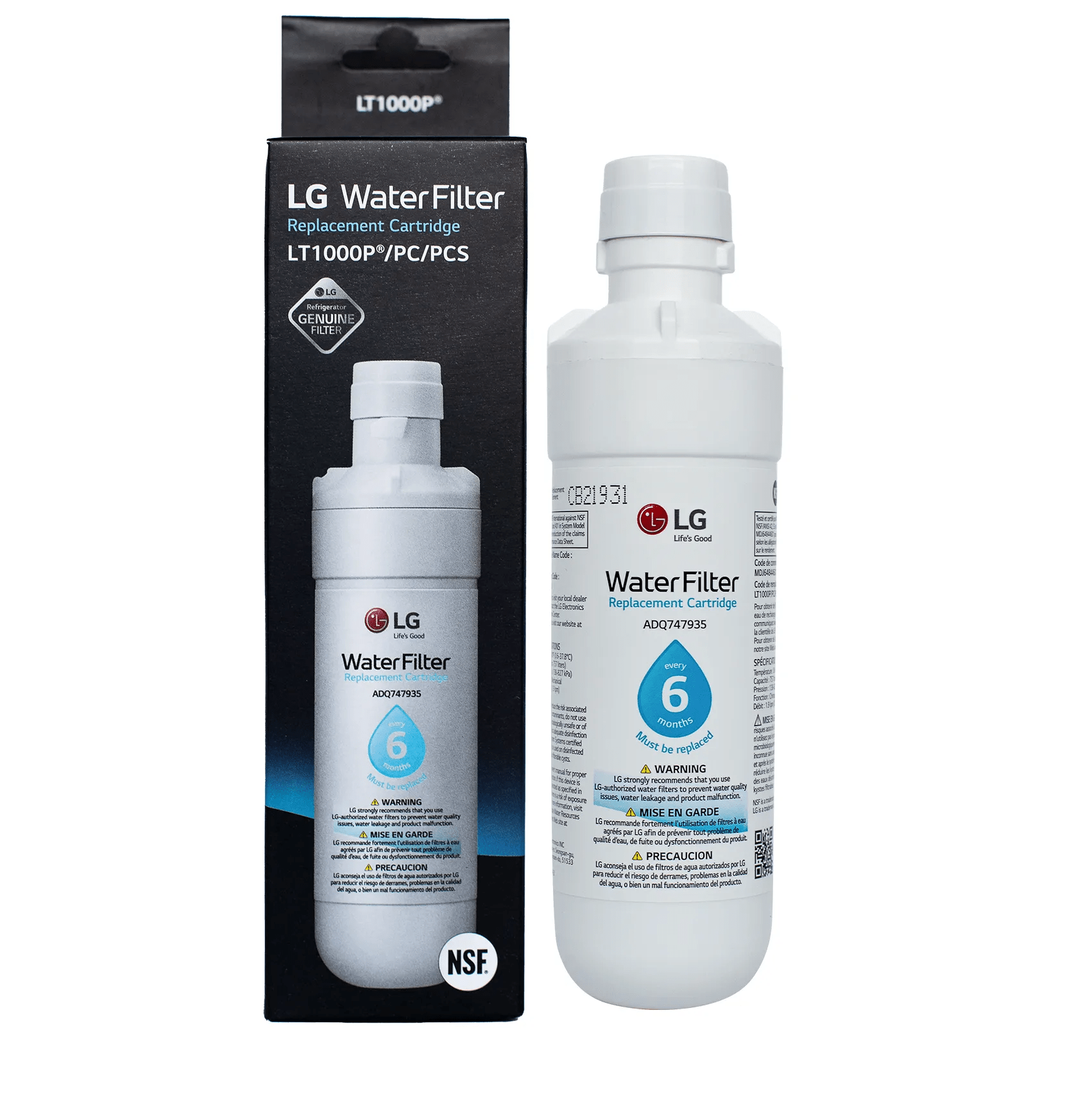 LG LT1000P PC/PCs Replacement Refrigerator Water Filter Cartridge - Boske.store