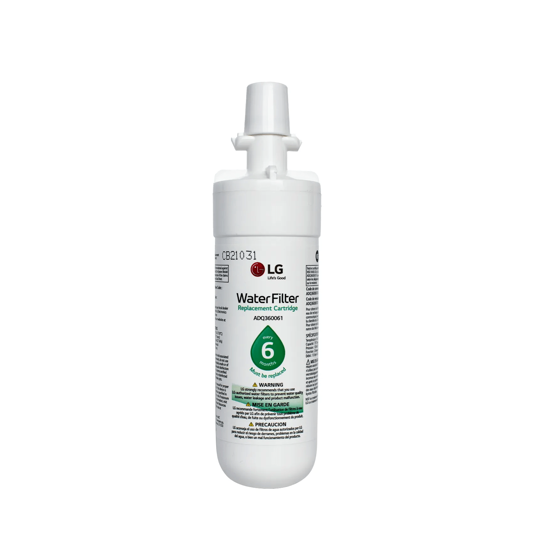 LG LT700P Refrigerator Water Filter ADQ36006101 - Boske.store