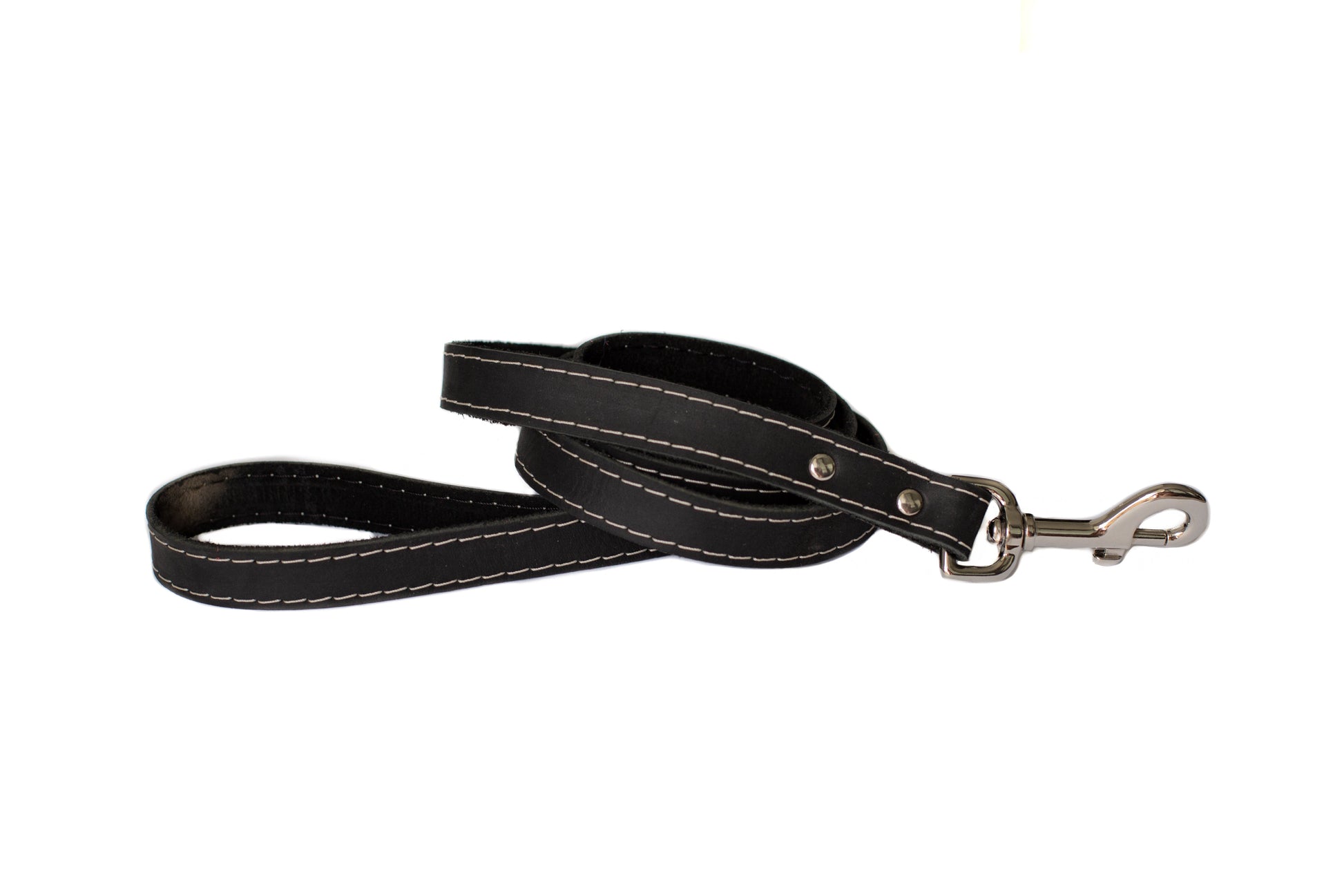 Pro Line Hunting Midnight Black Leather Leash - Boske.store