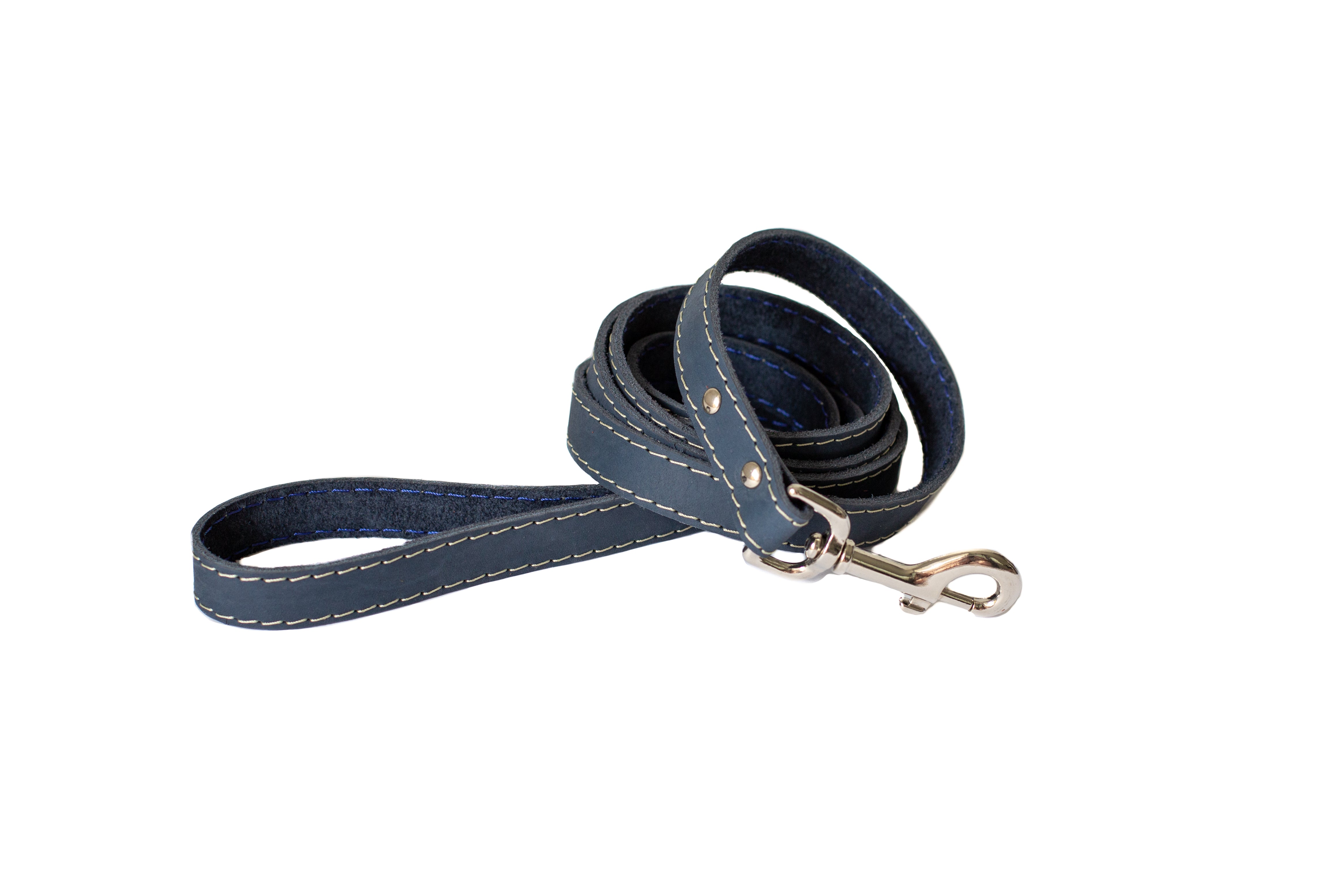 Pro Line Hunting Blue Jeans Leather Leash - Boske.store