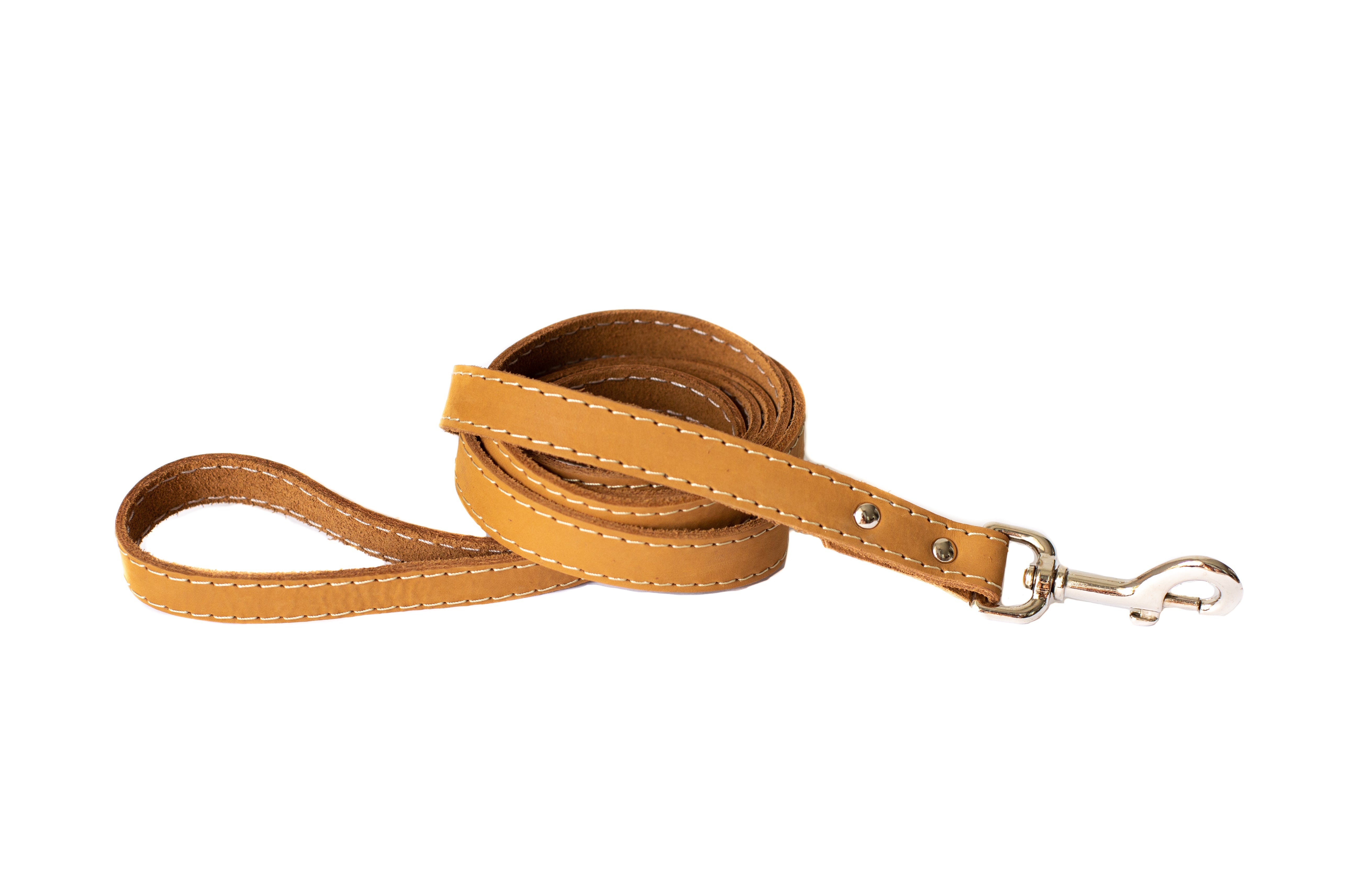 Pro Line Hunting Khaki Leather Leash - Boske.store