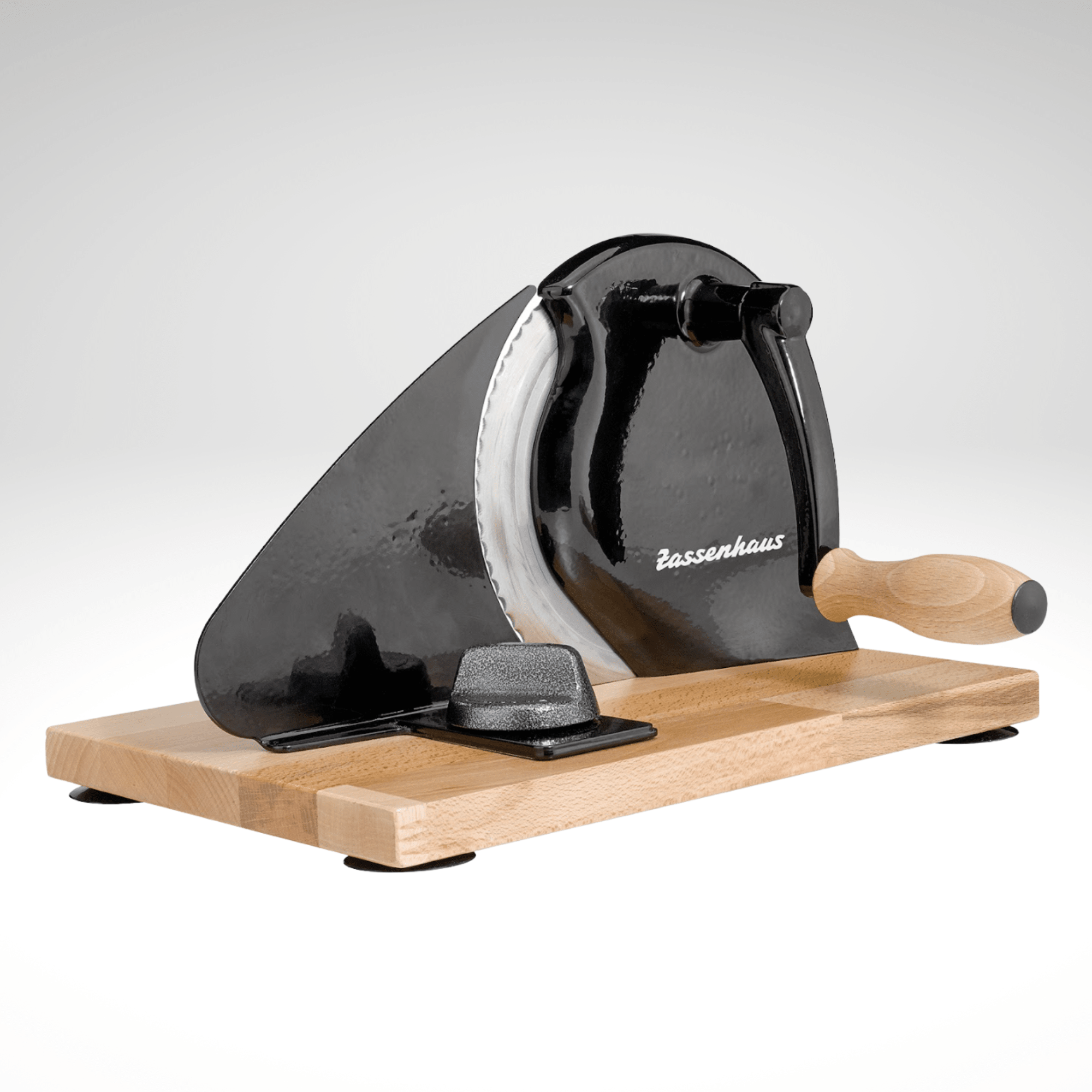 Zassenhaus Original Classic Adjustable Bread Slicer for Uniform Slices - 18/8 Stainless Steel Blade - Boske.store