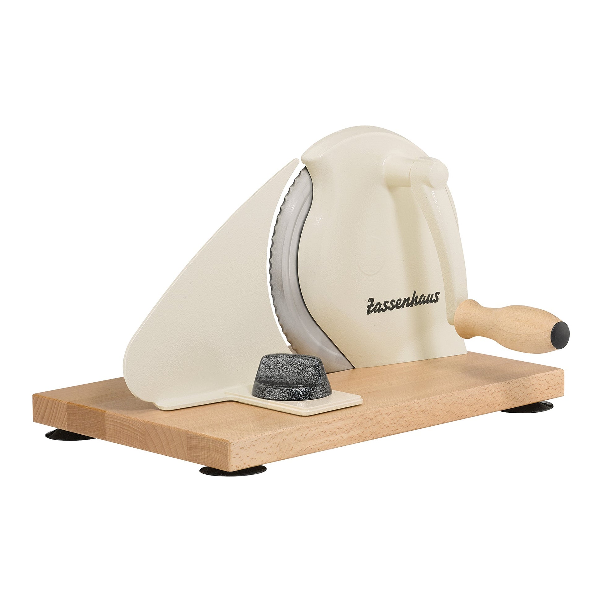 Zassenhaus Original Classic Adjustable Bread Slicer for Uniform Slices - 18/8 Stainless Steel Blade - Boske.store