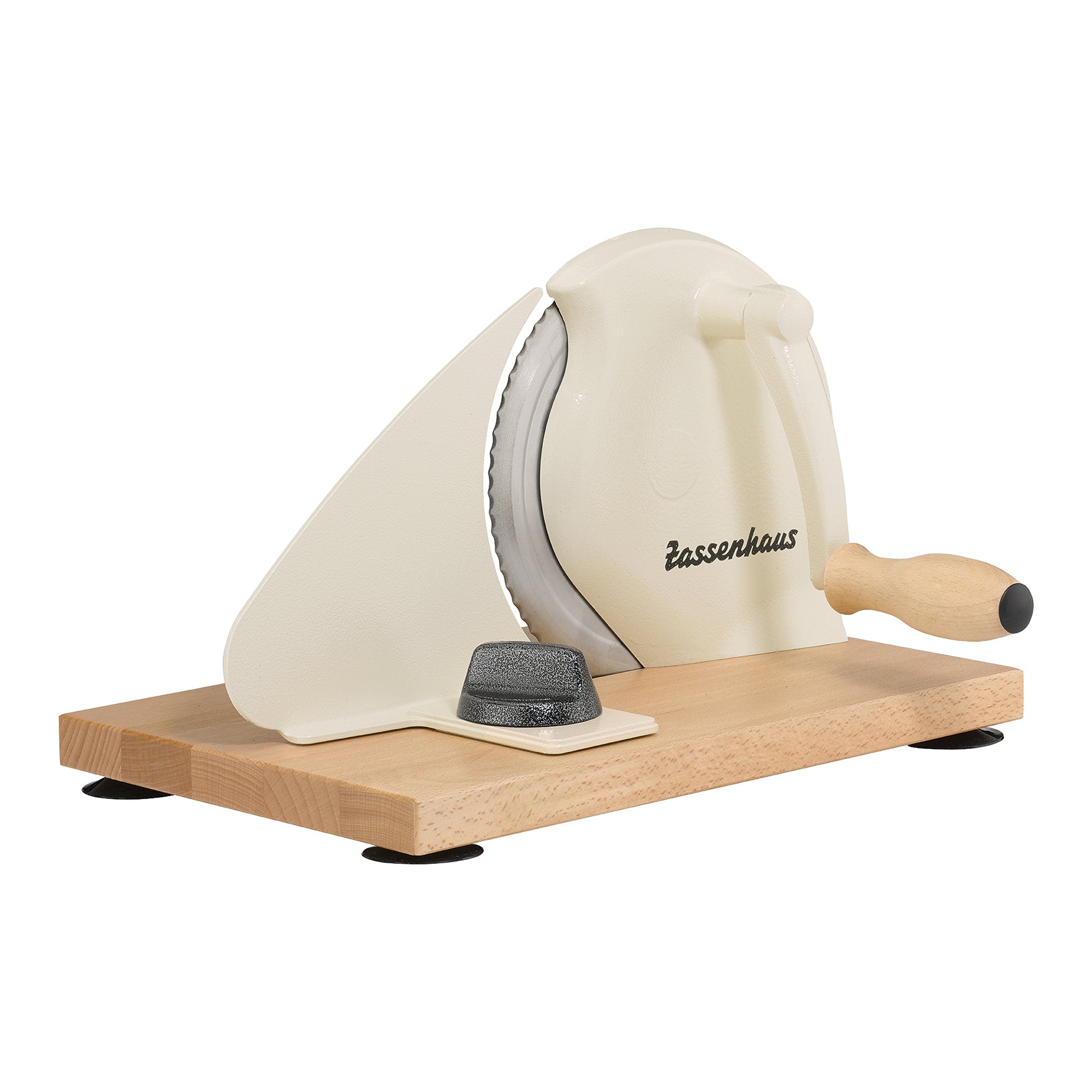 Zassenhaus Original Classic Adjustable Bread Slicer for Uniform Slices - 18/8 Stainless Steel Blade - Boske.store