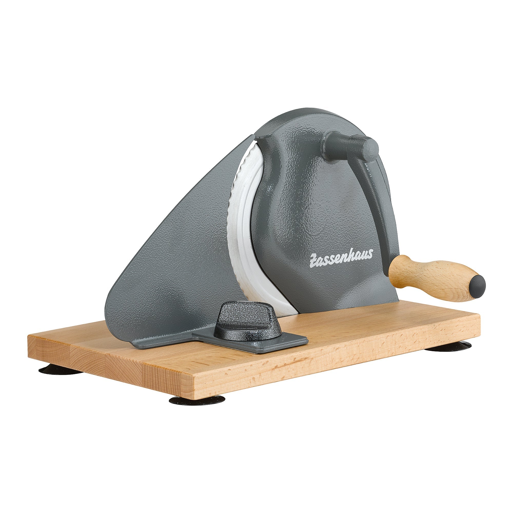 Zassenhaus Original Classic Adjustable Bread Slicer for Uniform Slices - 18/8 Stainless Steel Blade - Boske.store