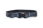 Celtic Sport Blue Jeans Leather Dog Collar - Boske.store