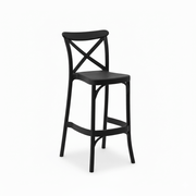 Outdoor Bar Stool Crossback 30" - Set of 4 - Milan - Boske.store