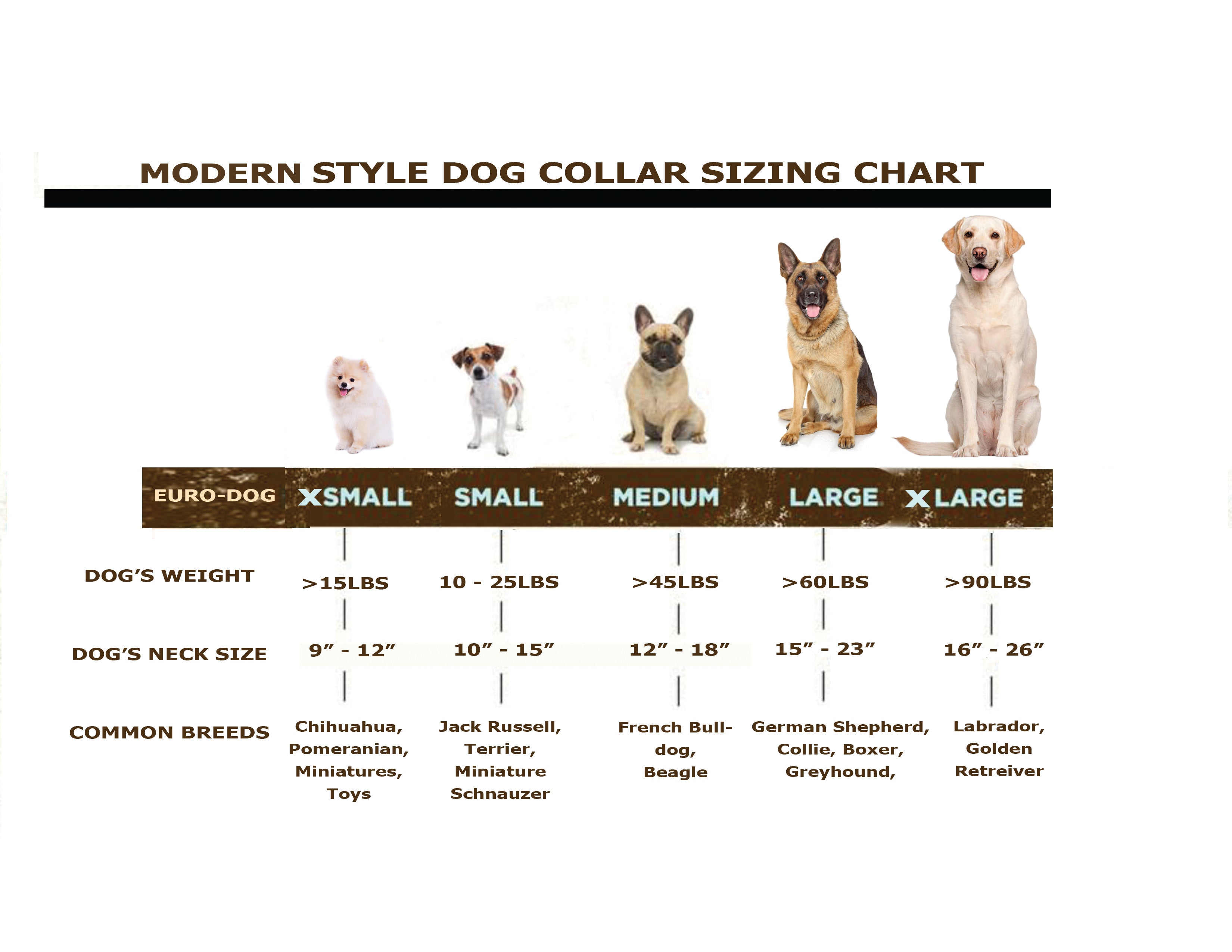 Modern Style Quick - Release Khaki Leather Dog Collar - Boske.store