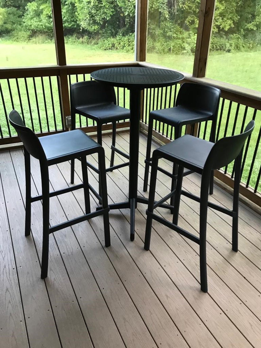 Outdoor Bar Stool 30" - Set of 4 - Plain - Boske.store