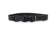 Celtic Sport Midnight Black Leather Dog Collar - Boske.store