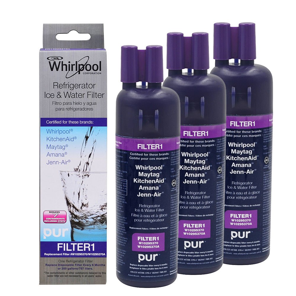 Whirlpool Water Filter W10295370A Pur Filter 1 W10295370 Refrigerator - Boske.store