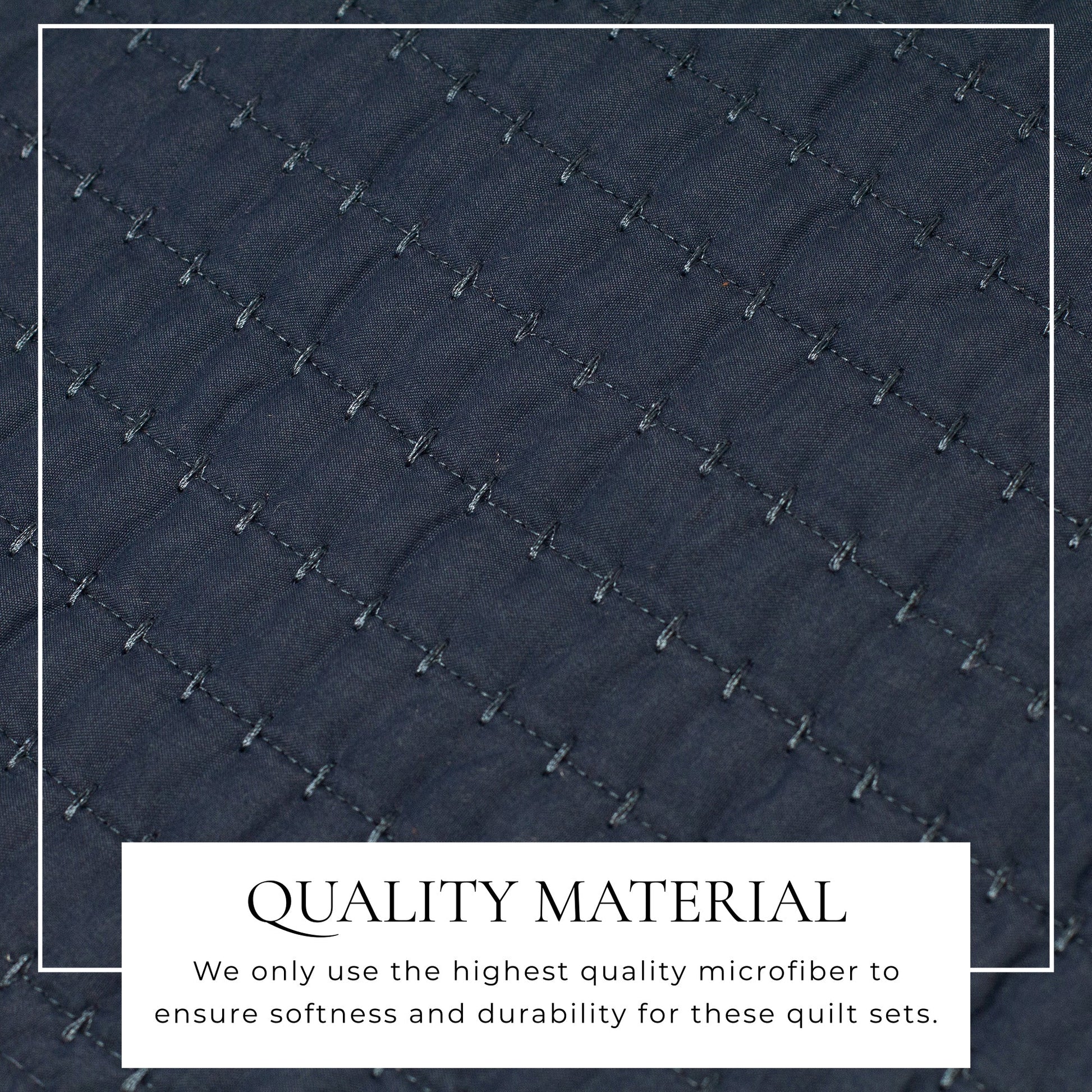 3 - Piece Solid Quilt - Alicia Collection - Boske.store