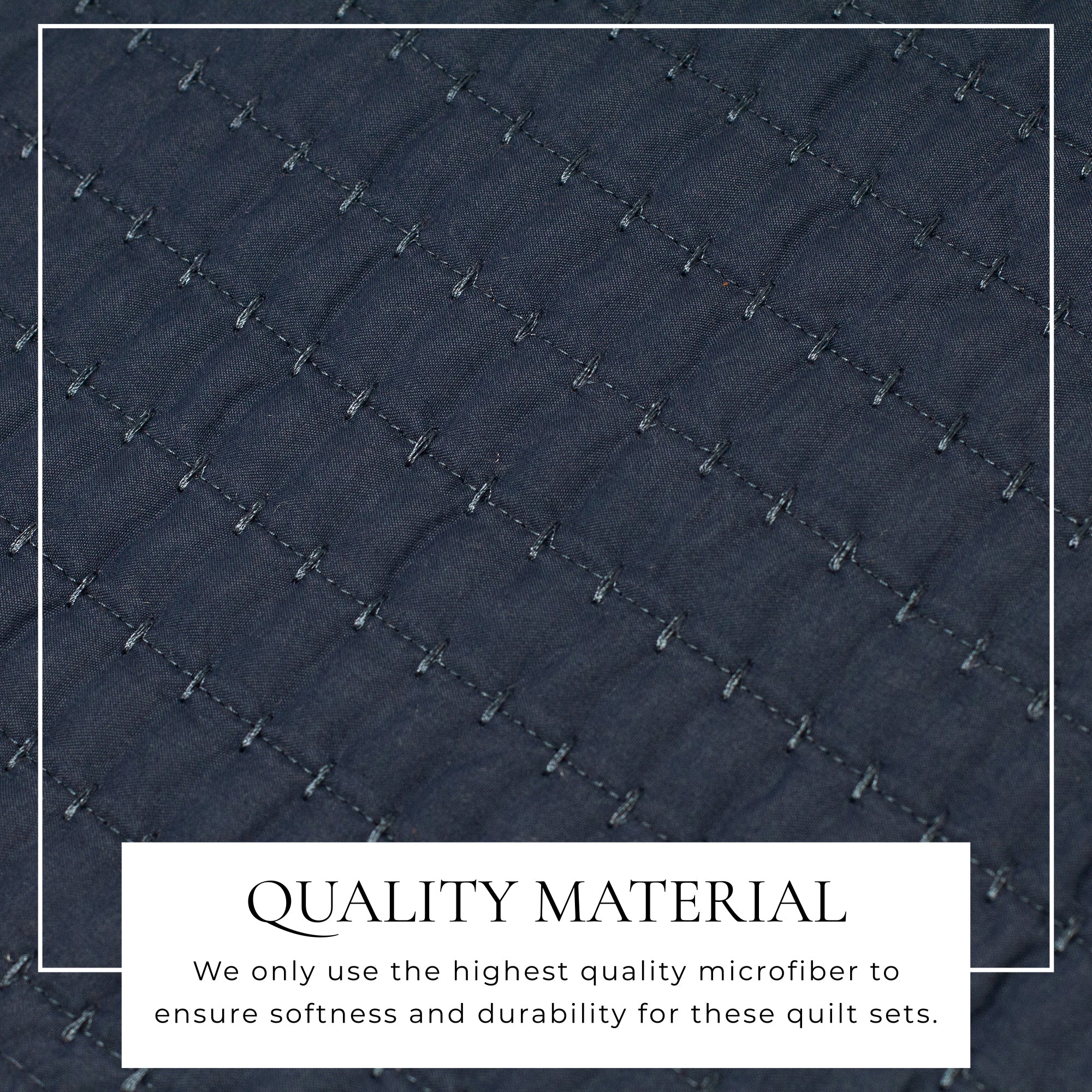 3 - Piece Solid Quilt - Alicia Collection - Boske.store