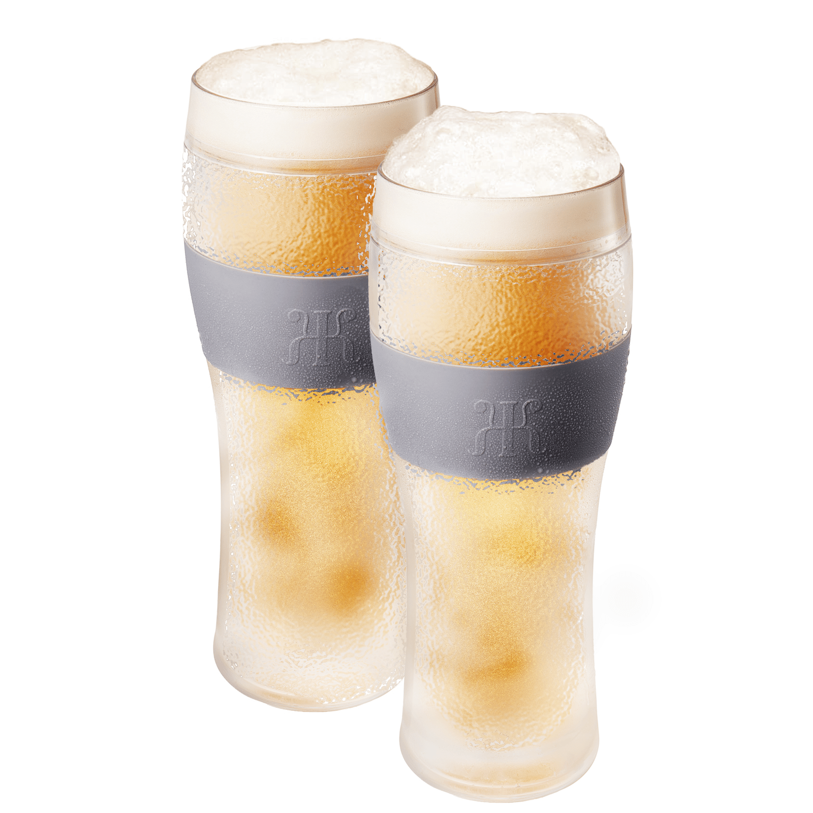 Barcelona Acrylic Cooling Beer Glassware, Set of 2 - Boske.store