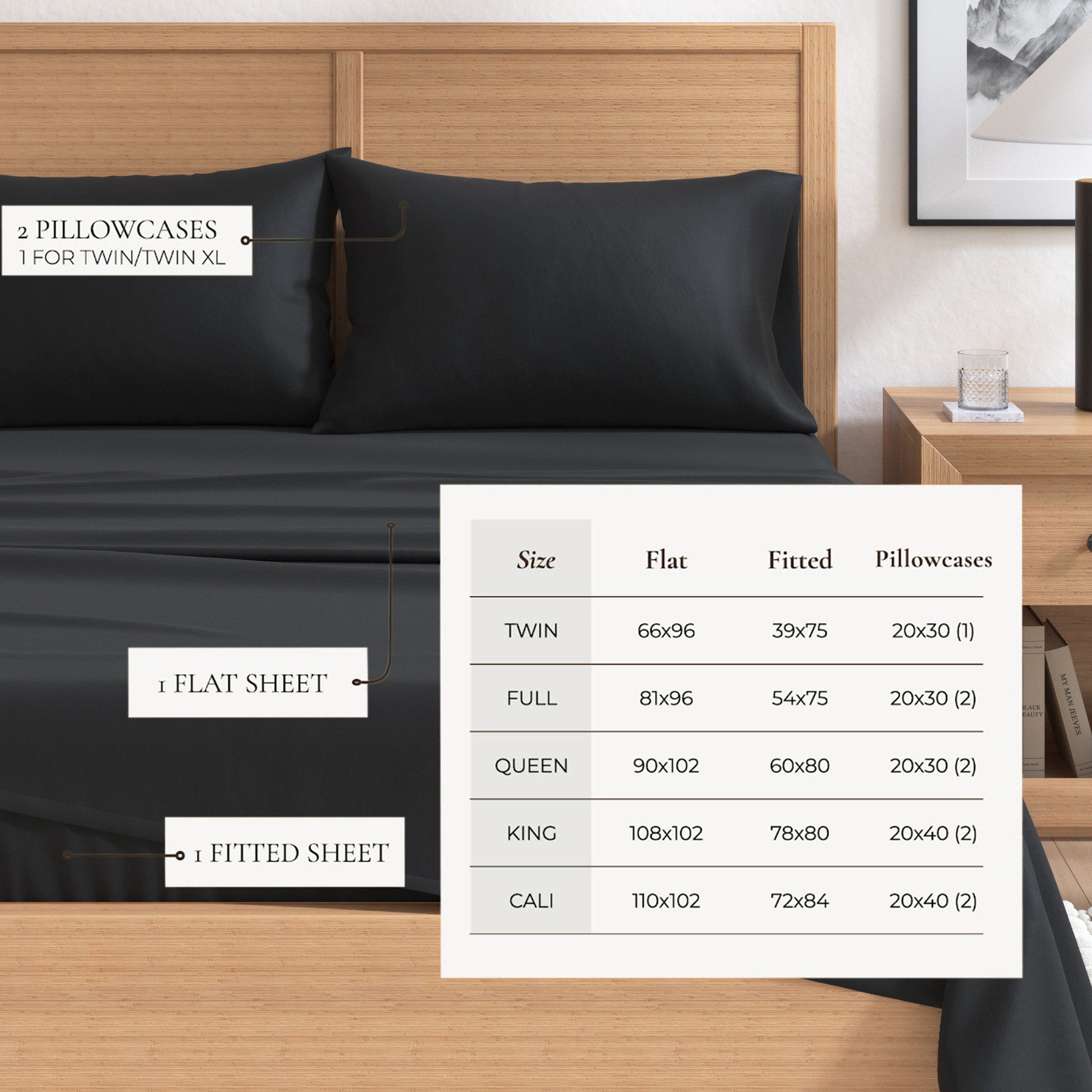 4 - Piece Cotton Solid Flannel Sheet - Nordic Collection - Boske.store