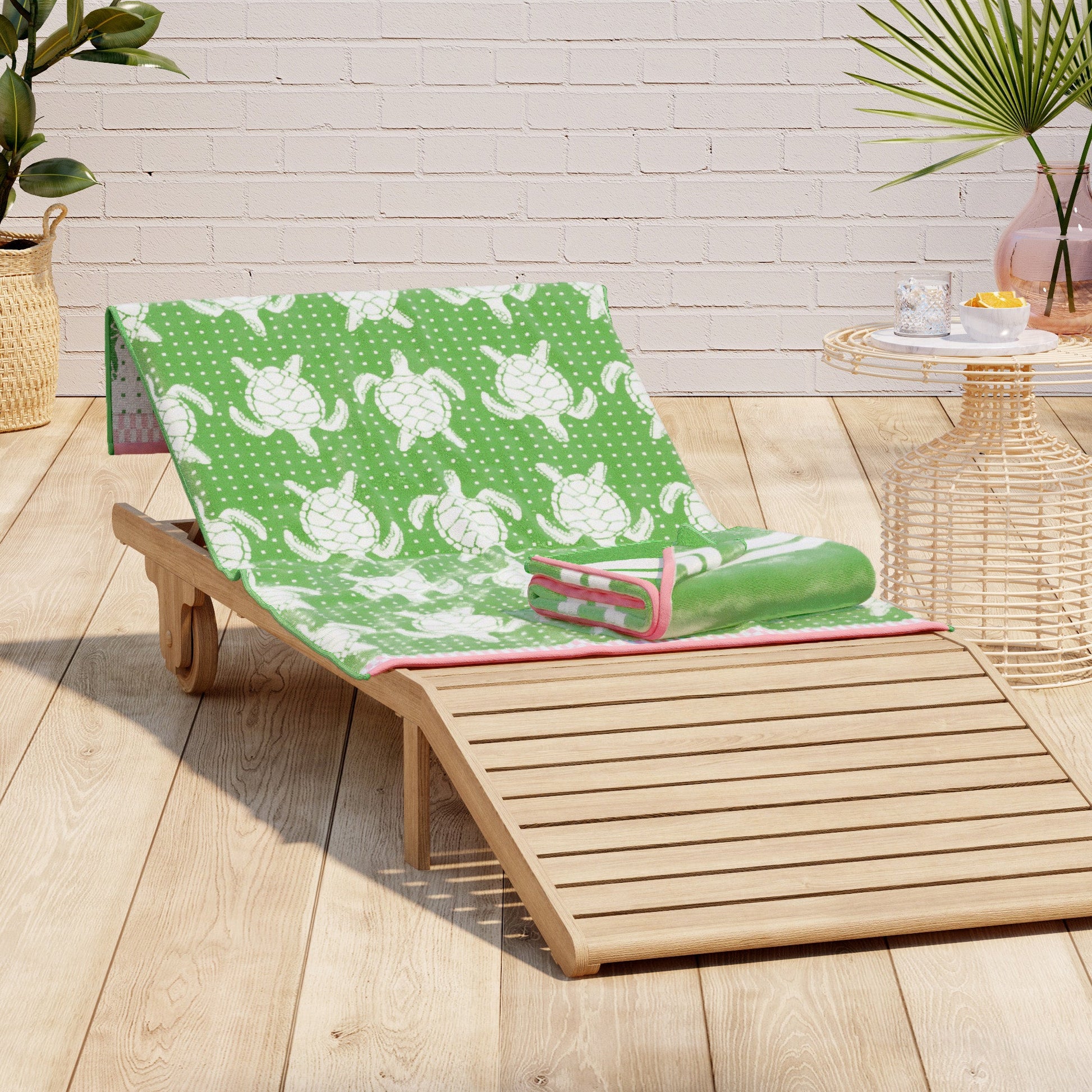 Cotton Velour Beach Towel - Maui Collection - Boske.store