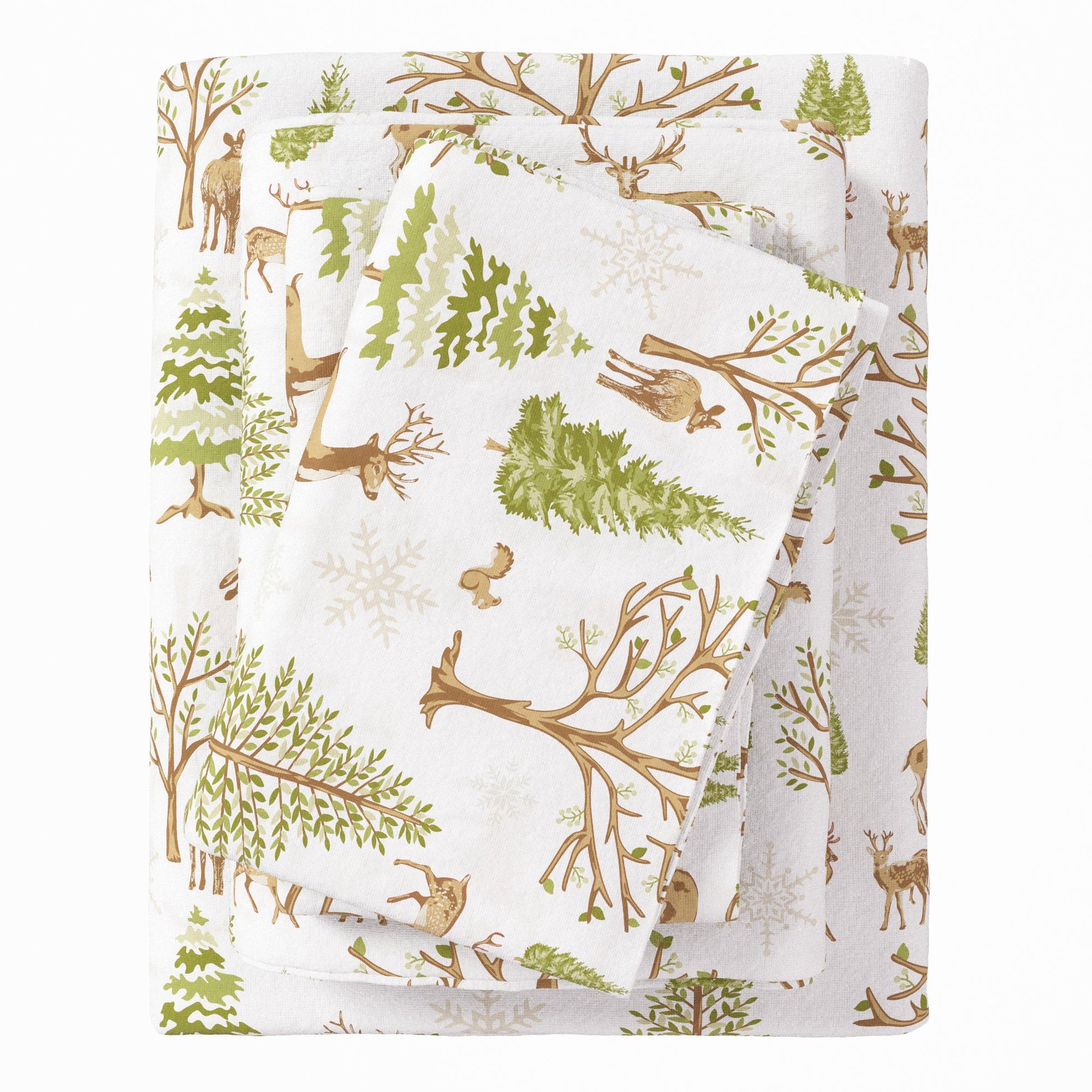 4 - Piece Turkish Cotton Flannel Sheet - Lakeview Collection - Boske.store