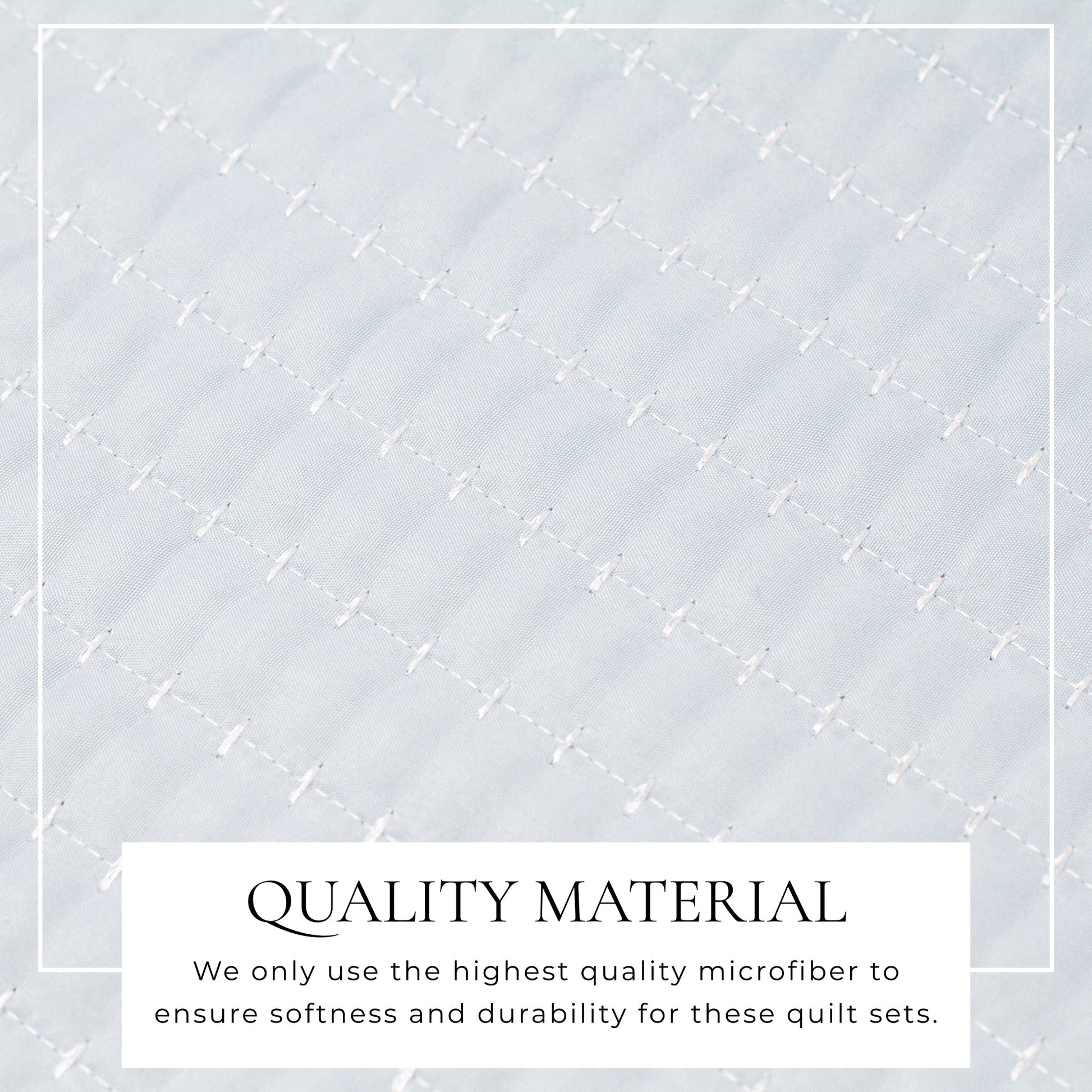3 - Piece Solid Quilt - Alicia Collection - Boske.store