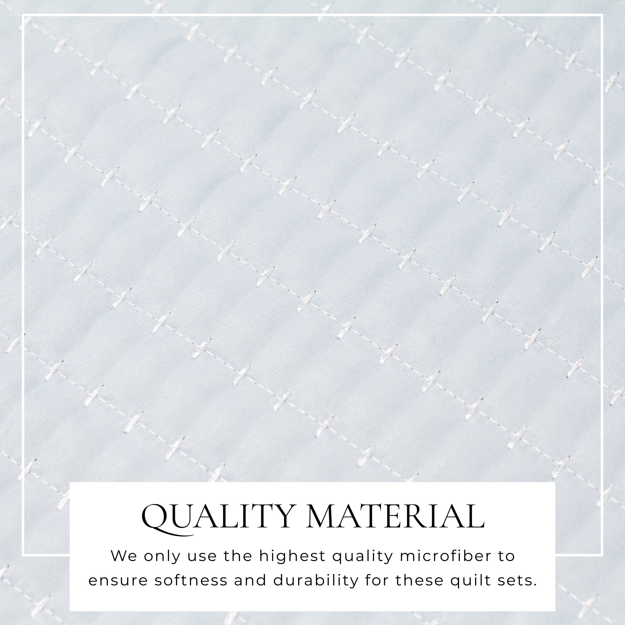 3 - Piece Solid Quilt - Alicia Collection - Boske.store