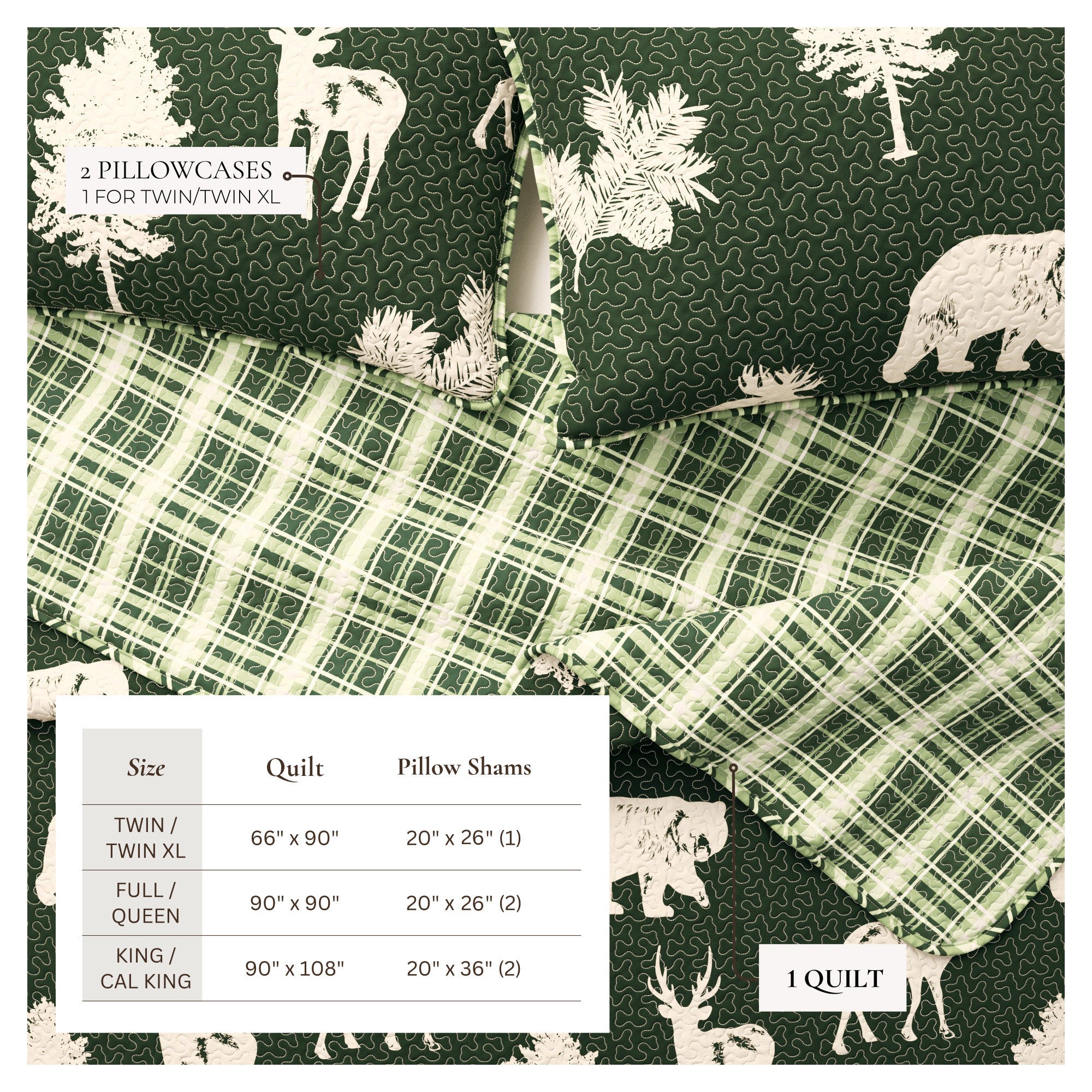 3 - Piece Lodge Quilt - Rio Ridge Collection - Boske.store