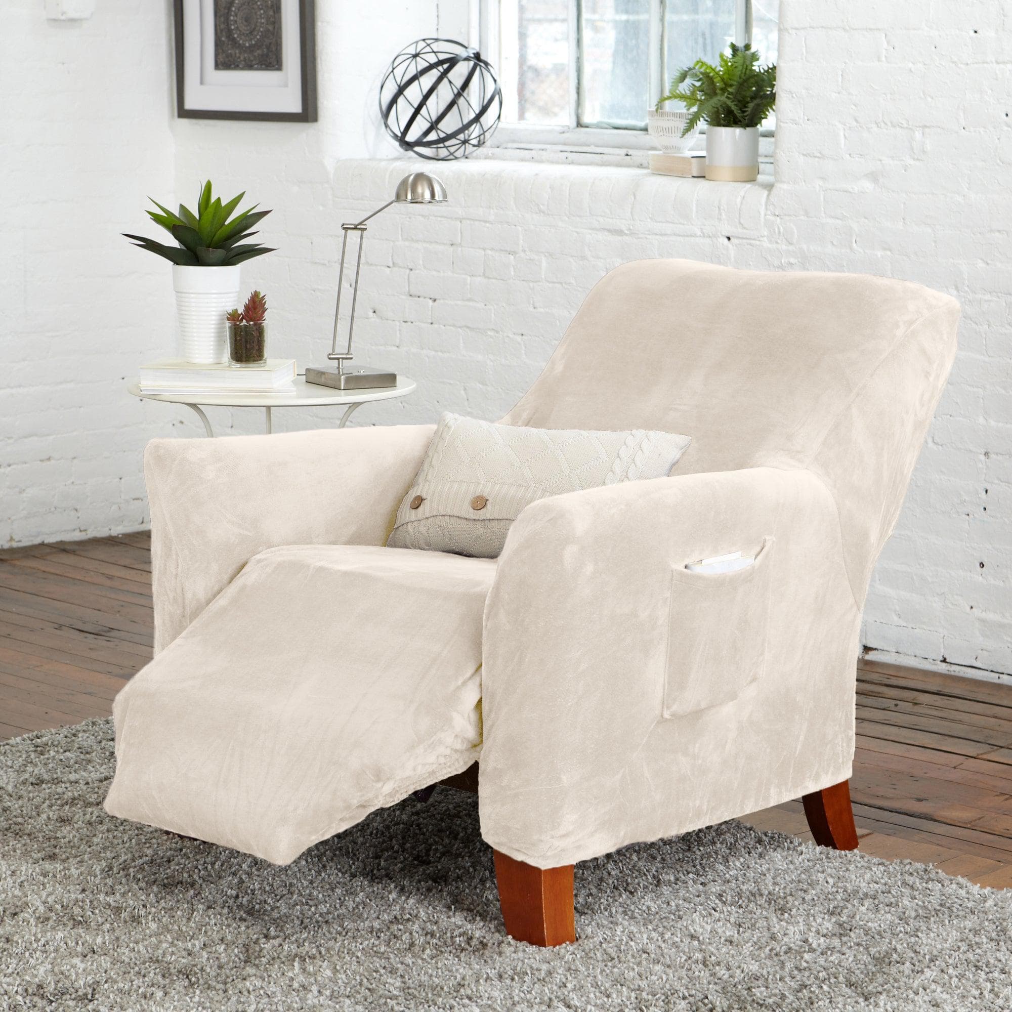 Velvet Stretch Slipcover - Gale Collection - Boske.store