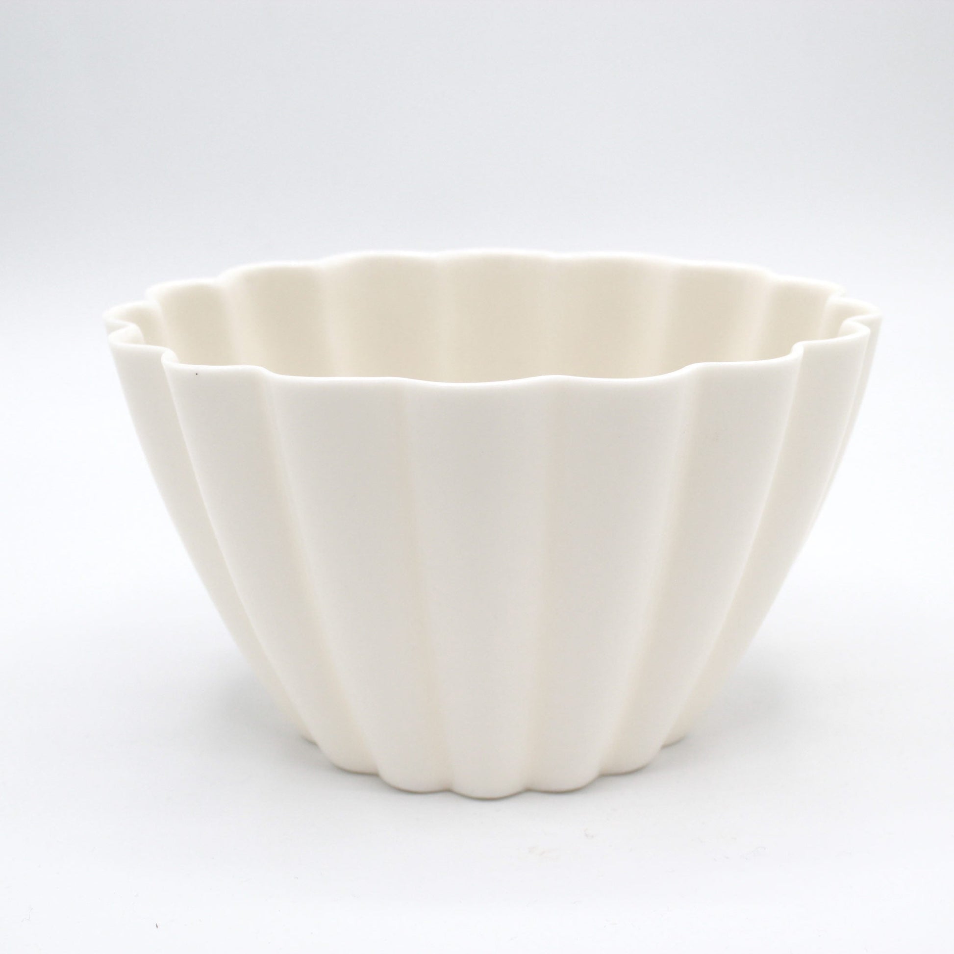 Elysian Fluted Porcelain Candle Holder - Boske.store