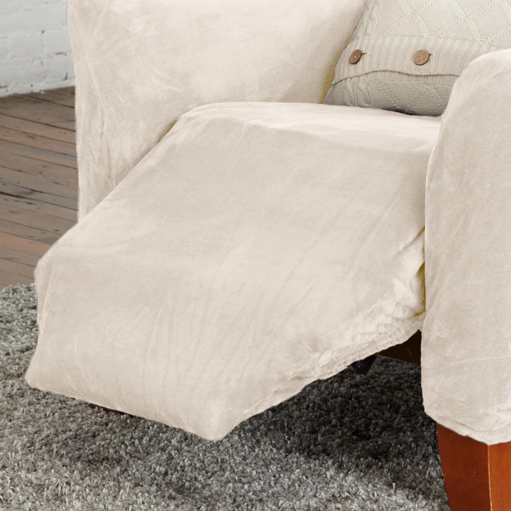 Velvet Stretch Slipcover - Gale Collection - Boske.store