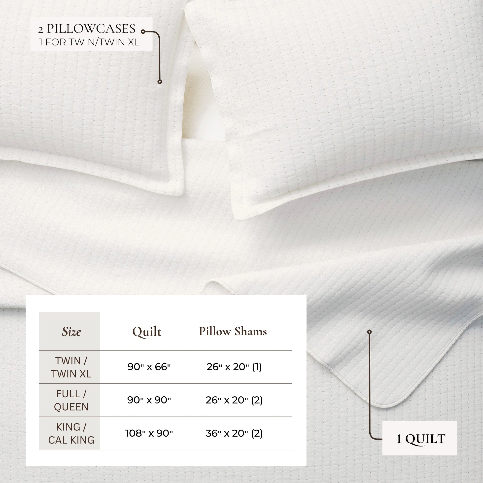 3 - Piece Solid Quilt - Alicia Collection - Boske.store