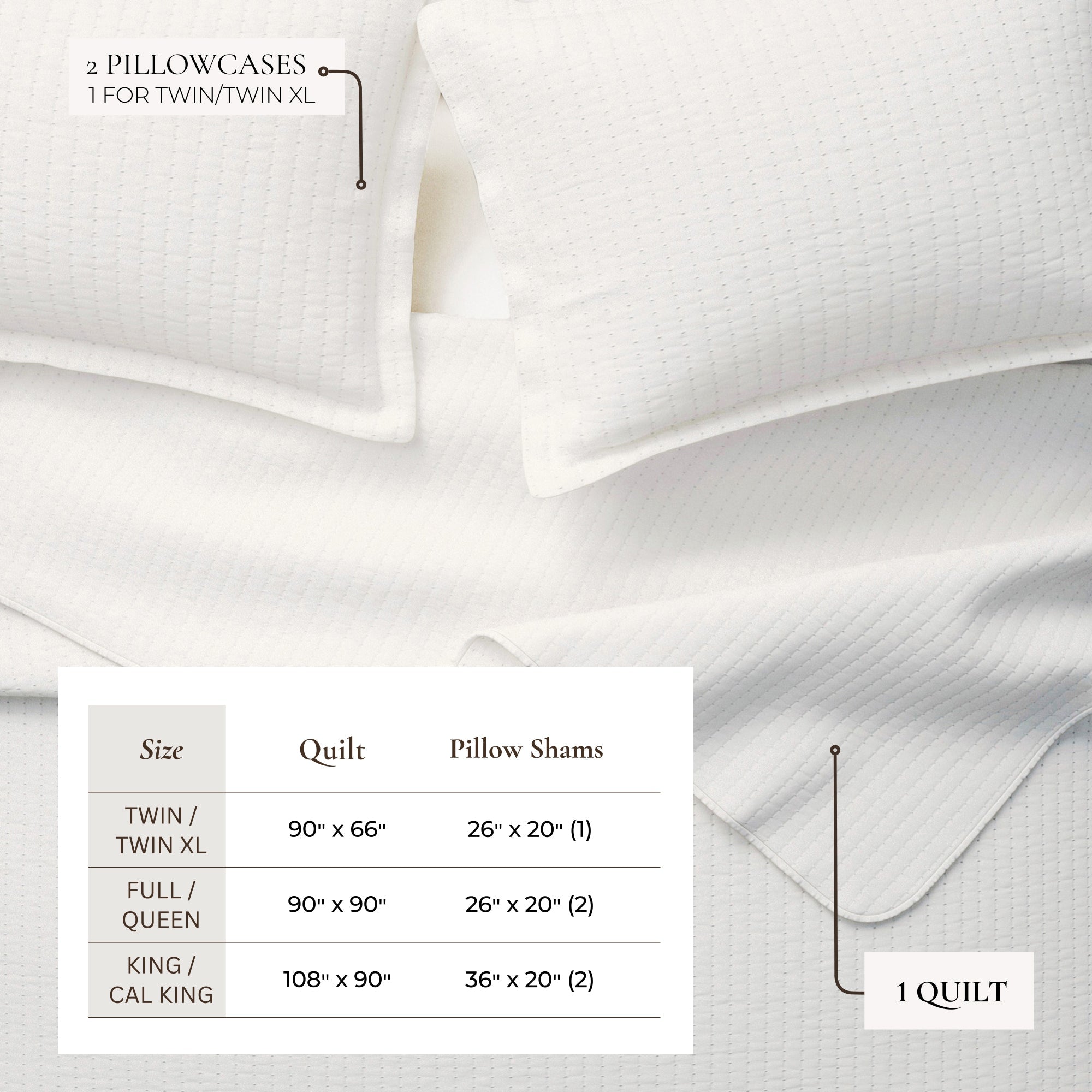 3 - Piece Solid Quilt - Alicia Collection - Boske.store
