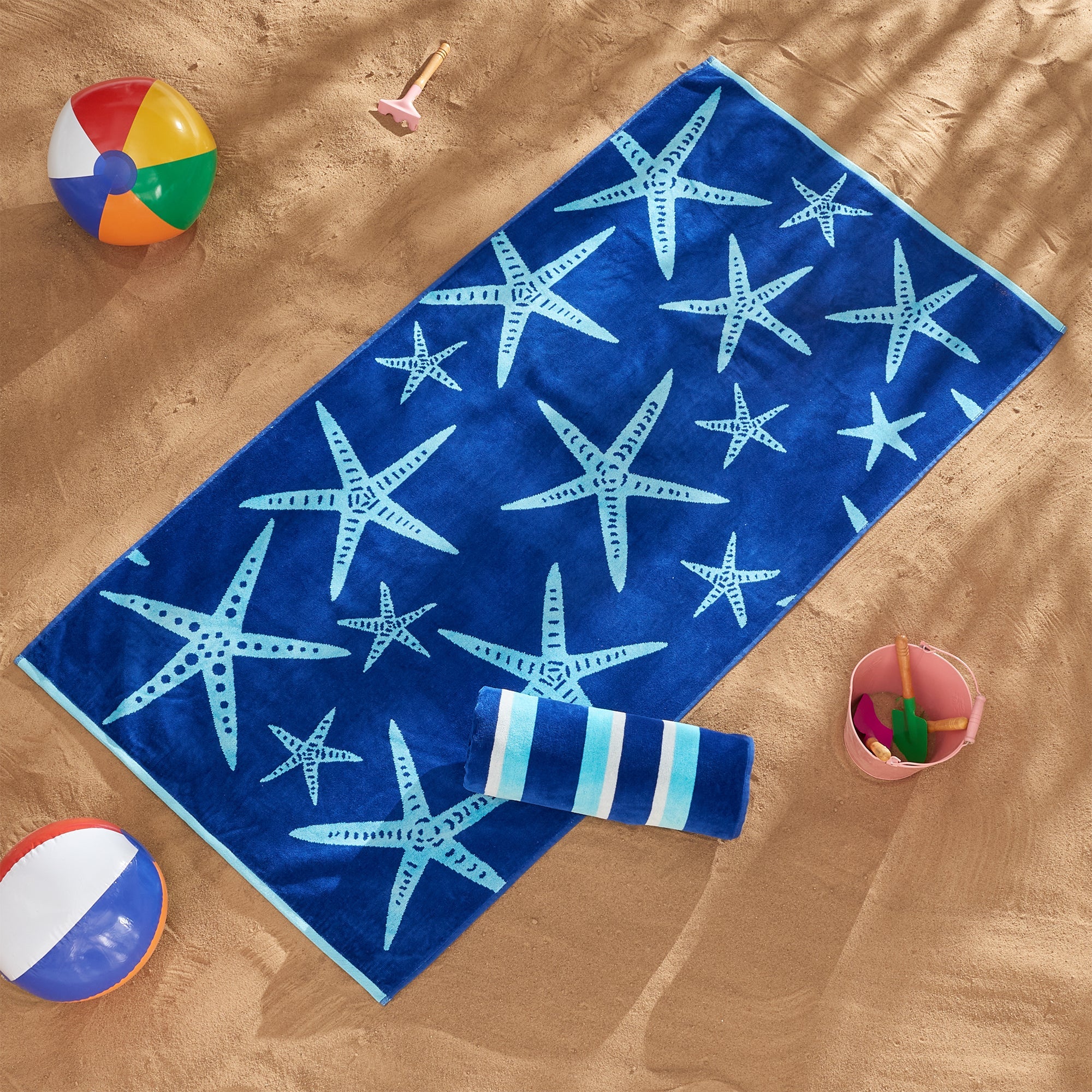 Cotton Velour Beach Towel - Maui Collection - Boske.store