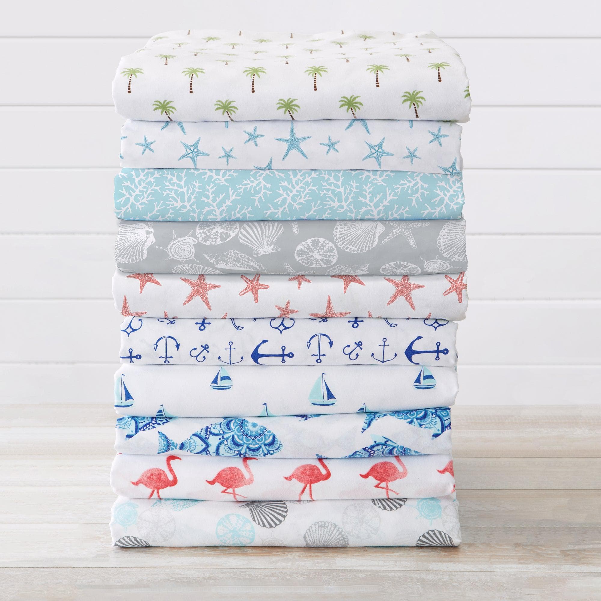 4 - Piece Coastal Microfiber Sheet - Newport Collection - Boske.store