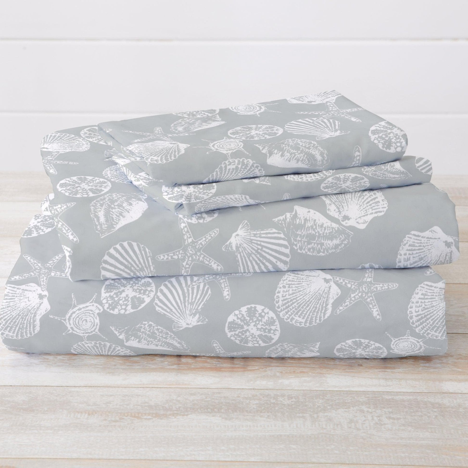 4 - Piece Coastal Microfiber Sheet - Newport Collection - Boske.store