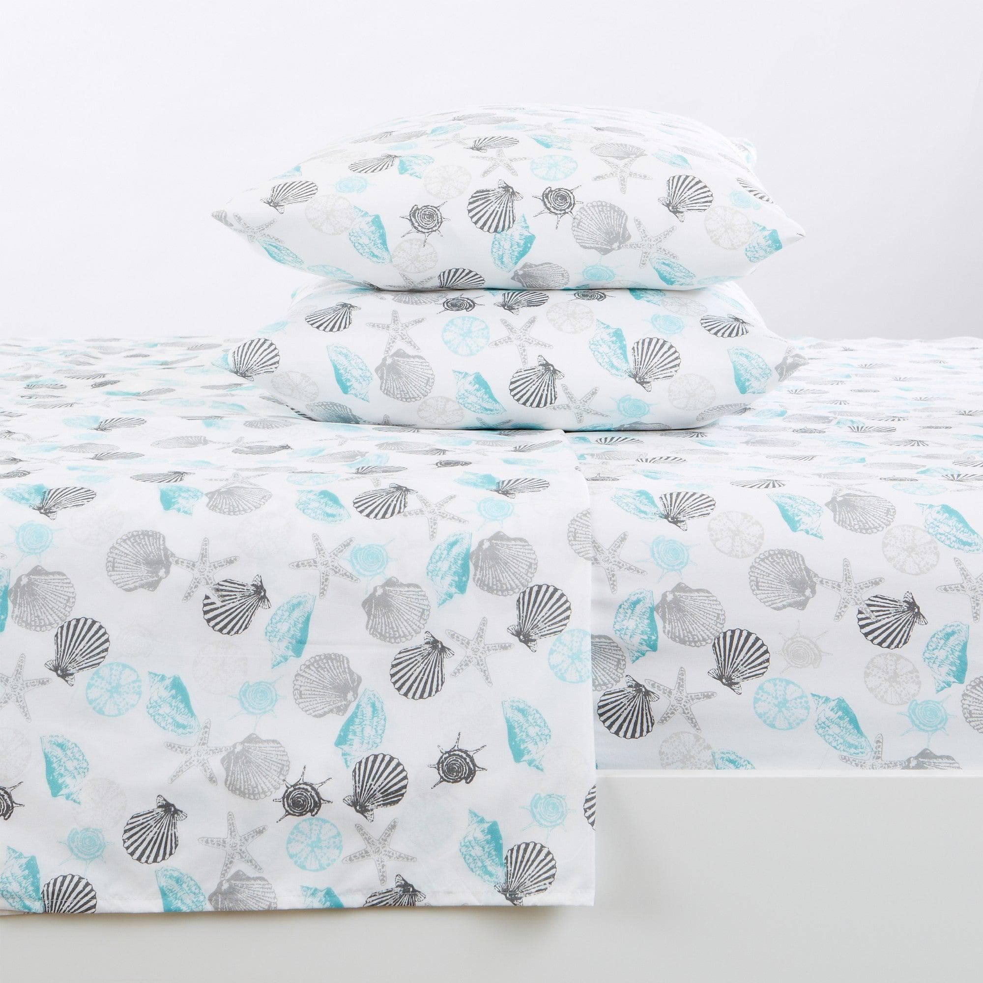 4 - Piece Coastal Microfiber Sheet - Newport Collection - Boske.store