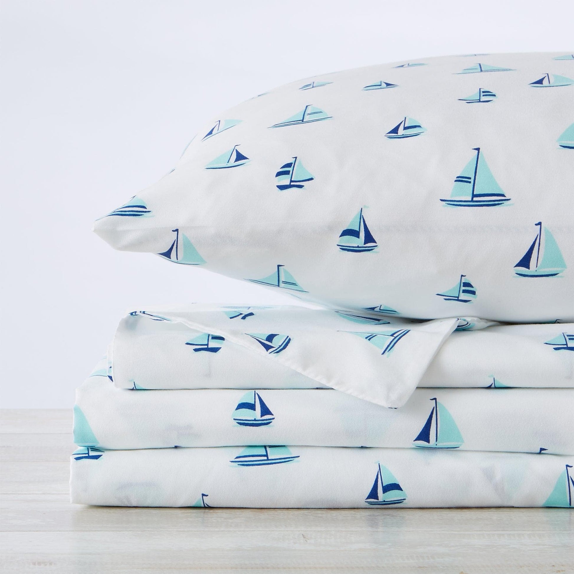 4 - Piece Coastal Microfiber Sheet - Newport Collection - Boske.store