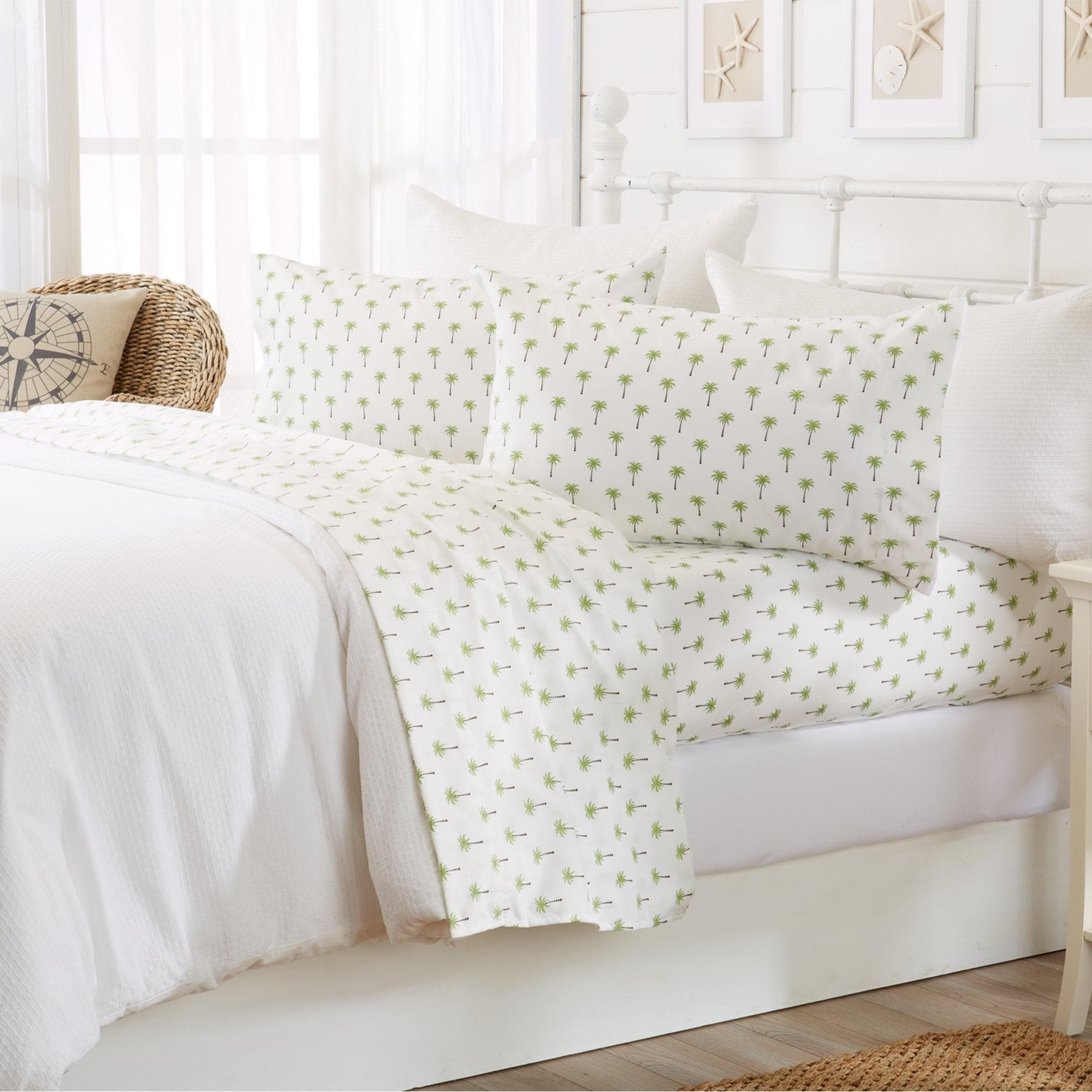 4 - Piece Coastal Microfiber Sheet - Newport Collection - Boske.store