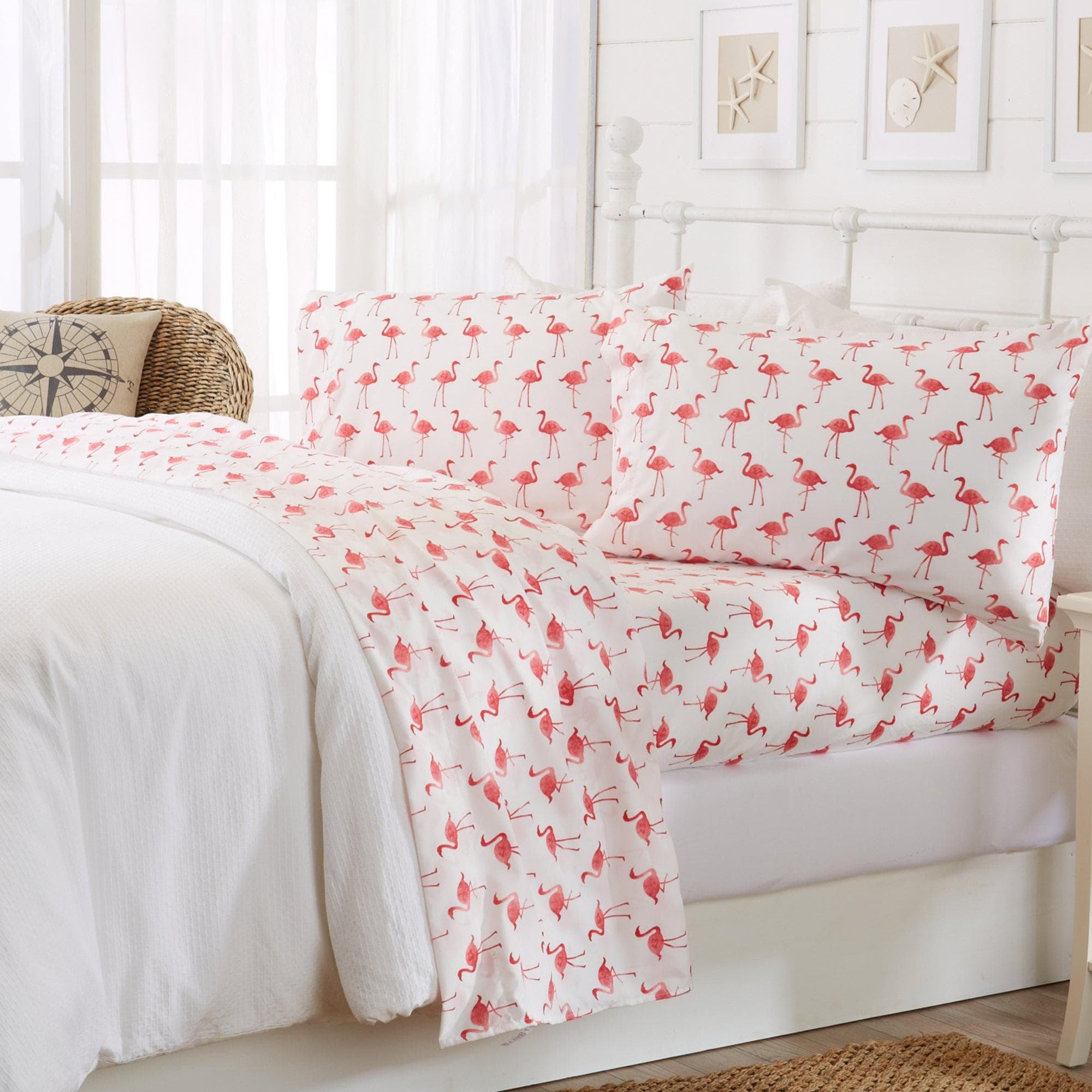 4 - Piece Coastal Microfiber Sheet - Newport Collection - Boske.store