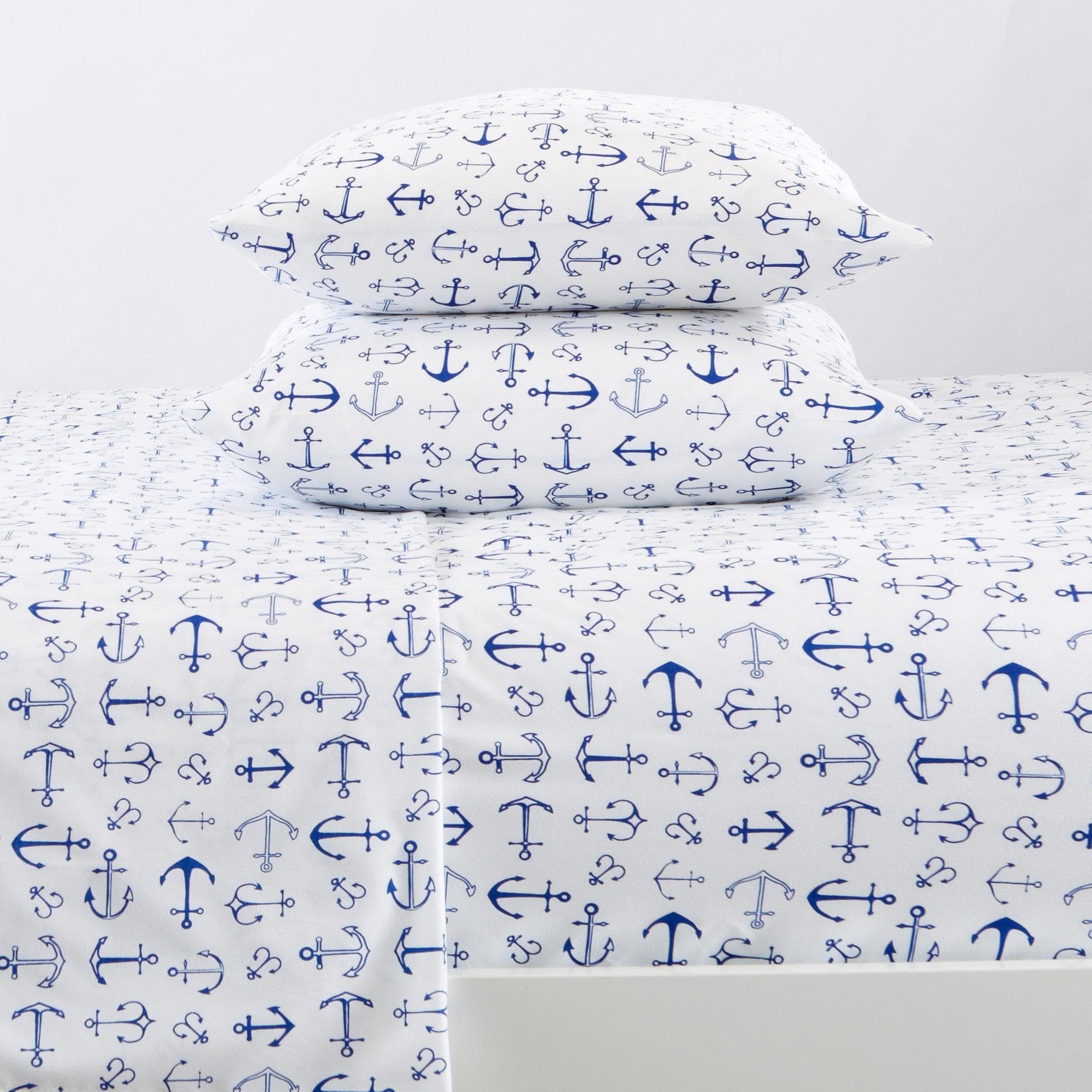 4 - Piece Coastal Microfiber Sheet - Newport Collection - Boske.store