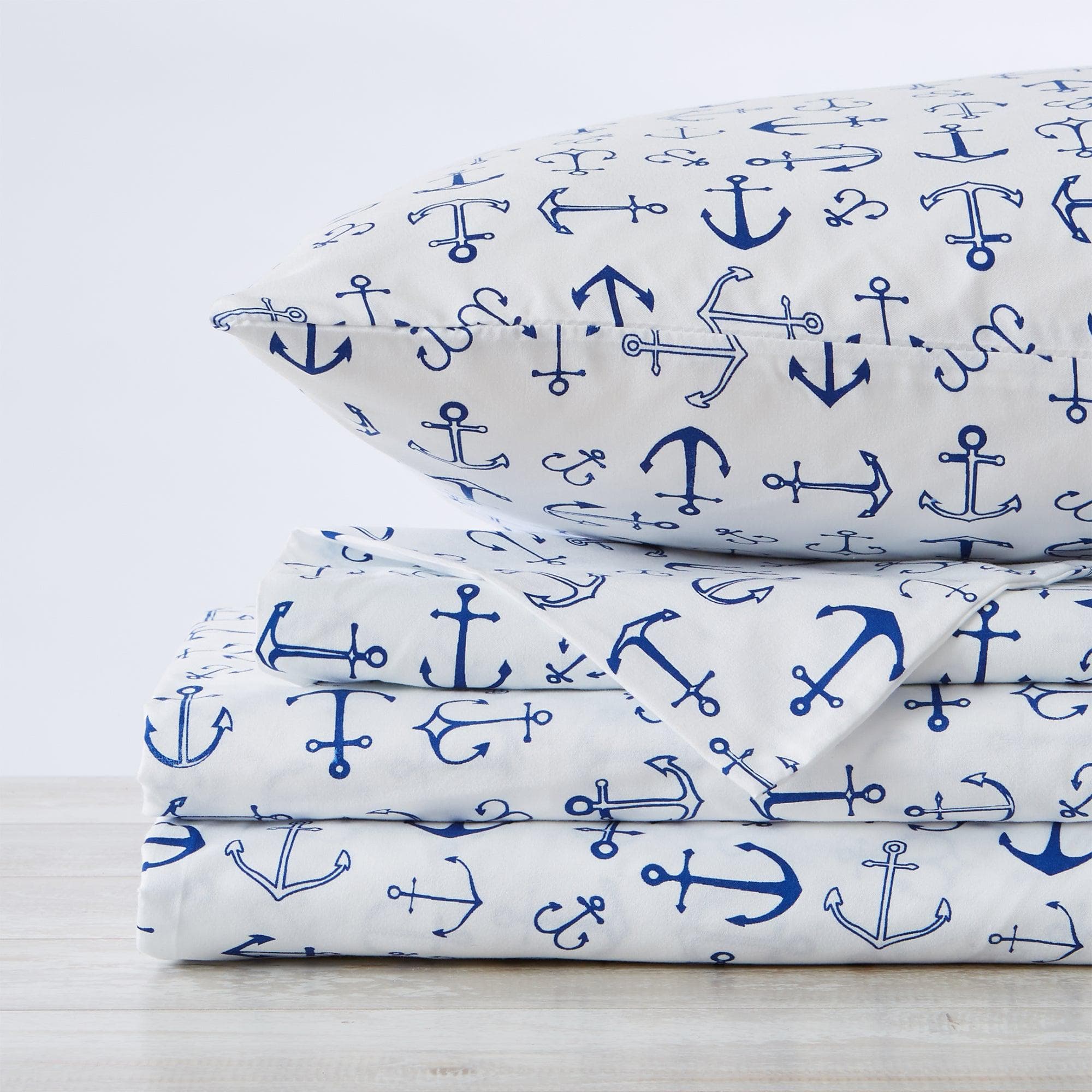 4 - Piece Coastal Microfiber Sheet - Newport Collection - Boske.store