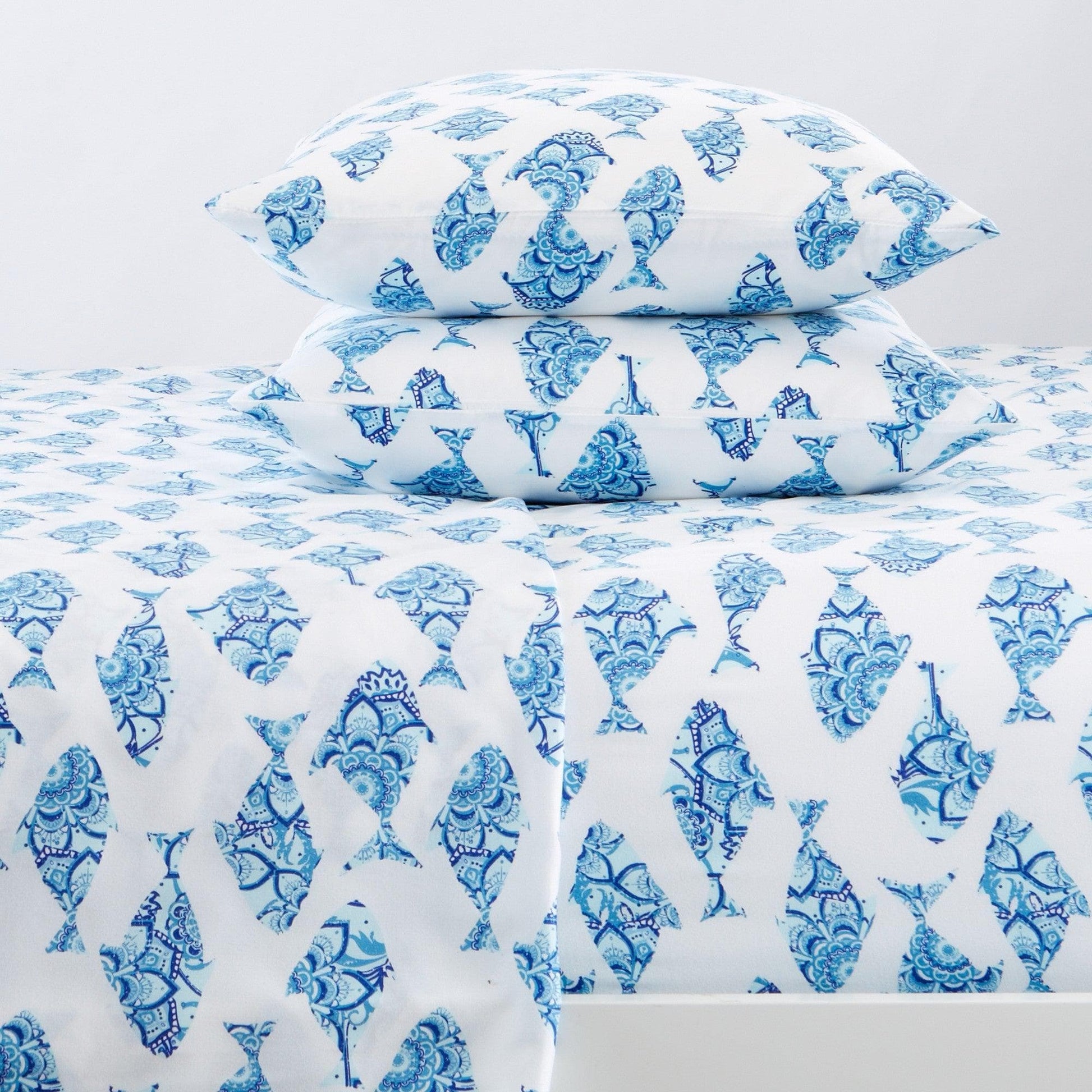 4 - Piece Coastal Microfiber Sheet - Newport Collection - Boske.store