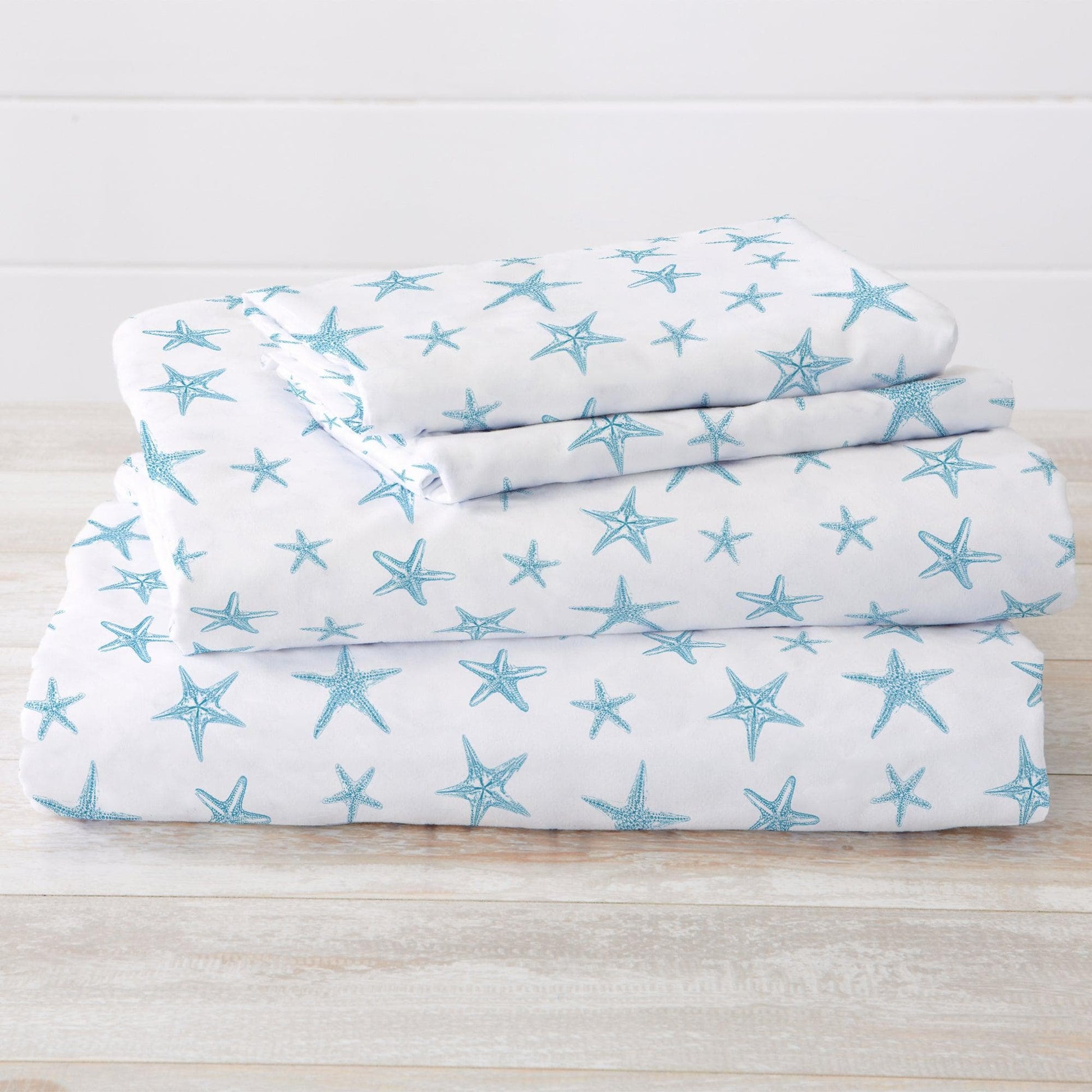 4 - Piece Coastal Microfiber Sheet - Newport Collection - Boske.store
