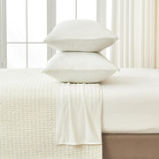 4 - Piece Interlock Microfiber Sheet Set - Mackenna Collection - Boske.store