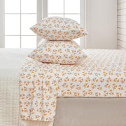 4 Piece Watercolor Floral Microfiber Sheet - Delia Collection - Boske.store