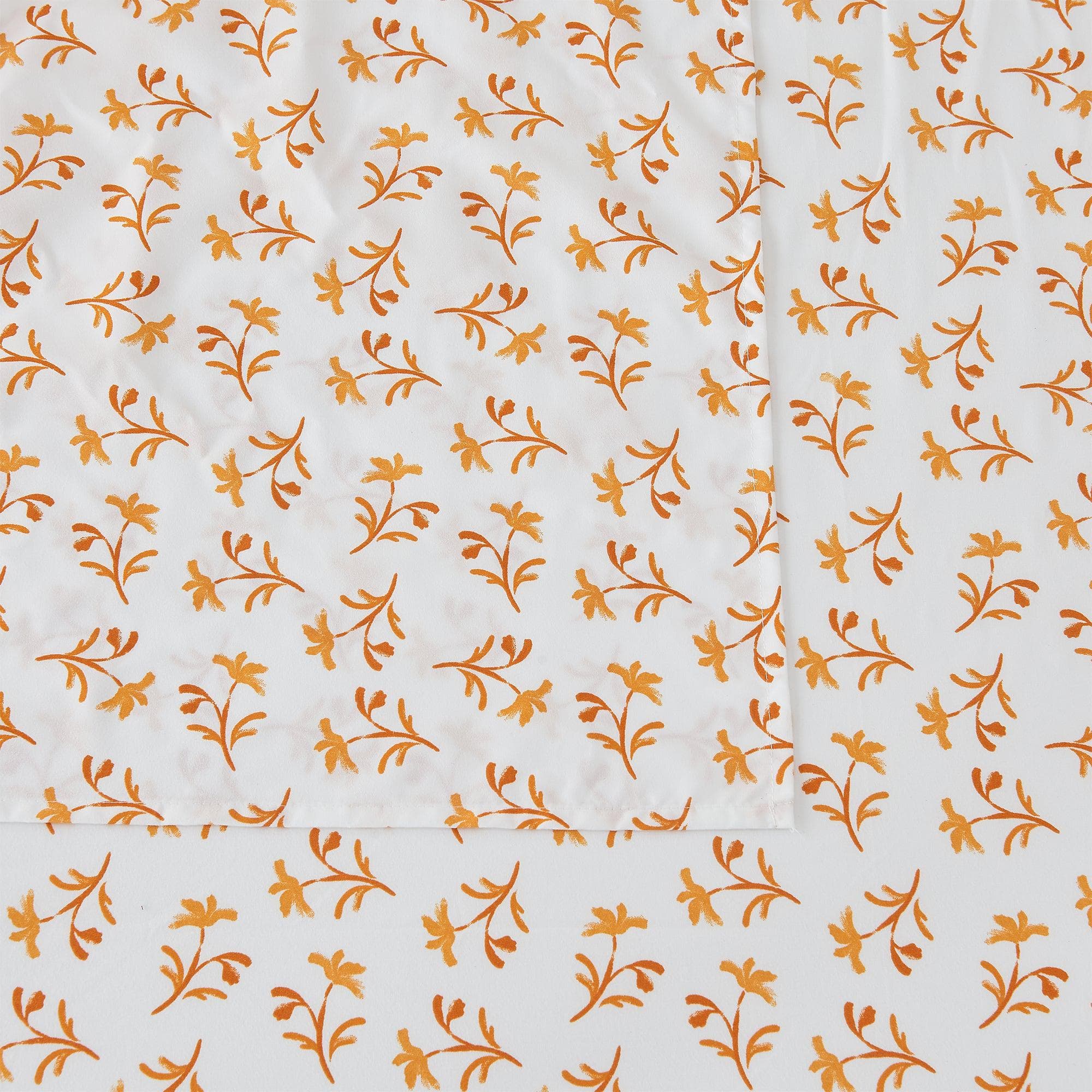 4 Piece Watercolor Floral Microfiber Sheet - Delia Collection - Boske.store